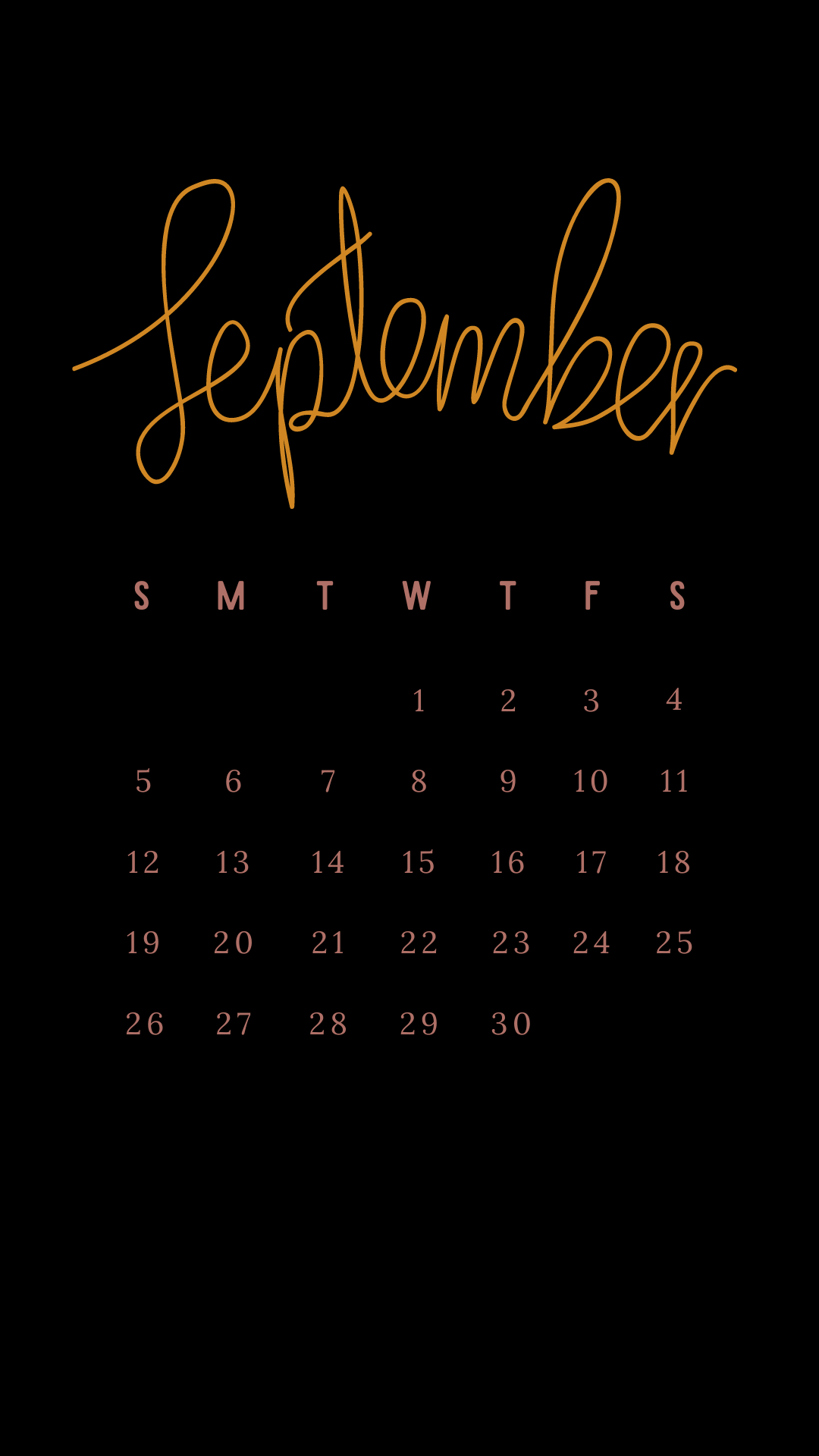 September Wallpapers