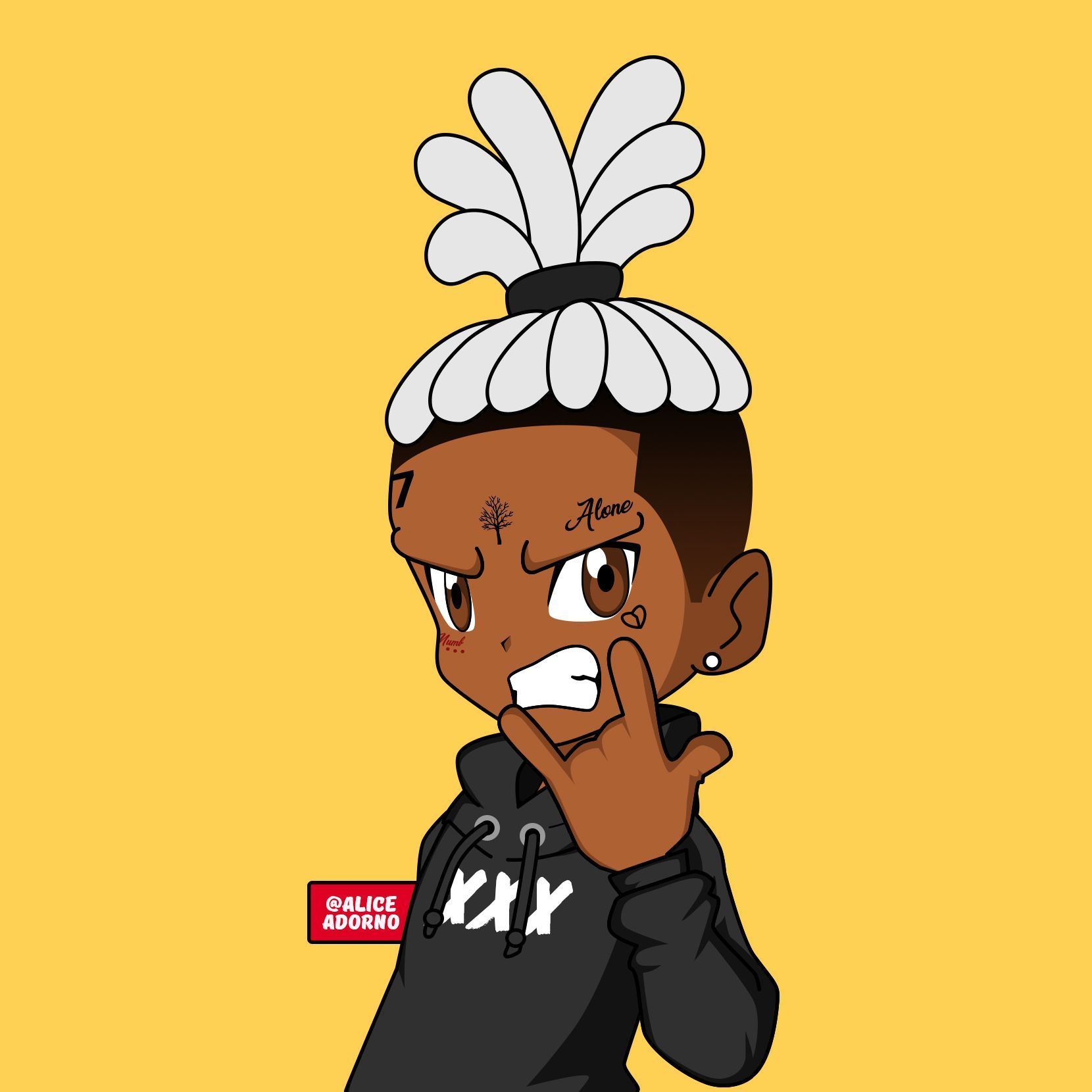 Ynw Melly Cartoon Wallpapers