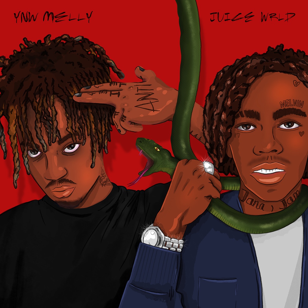 Ynw Melly Cartoon Wallpapers