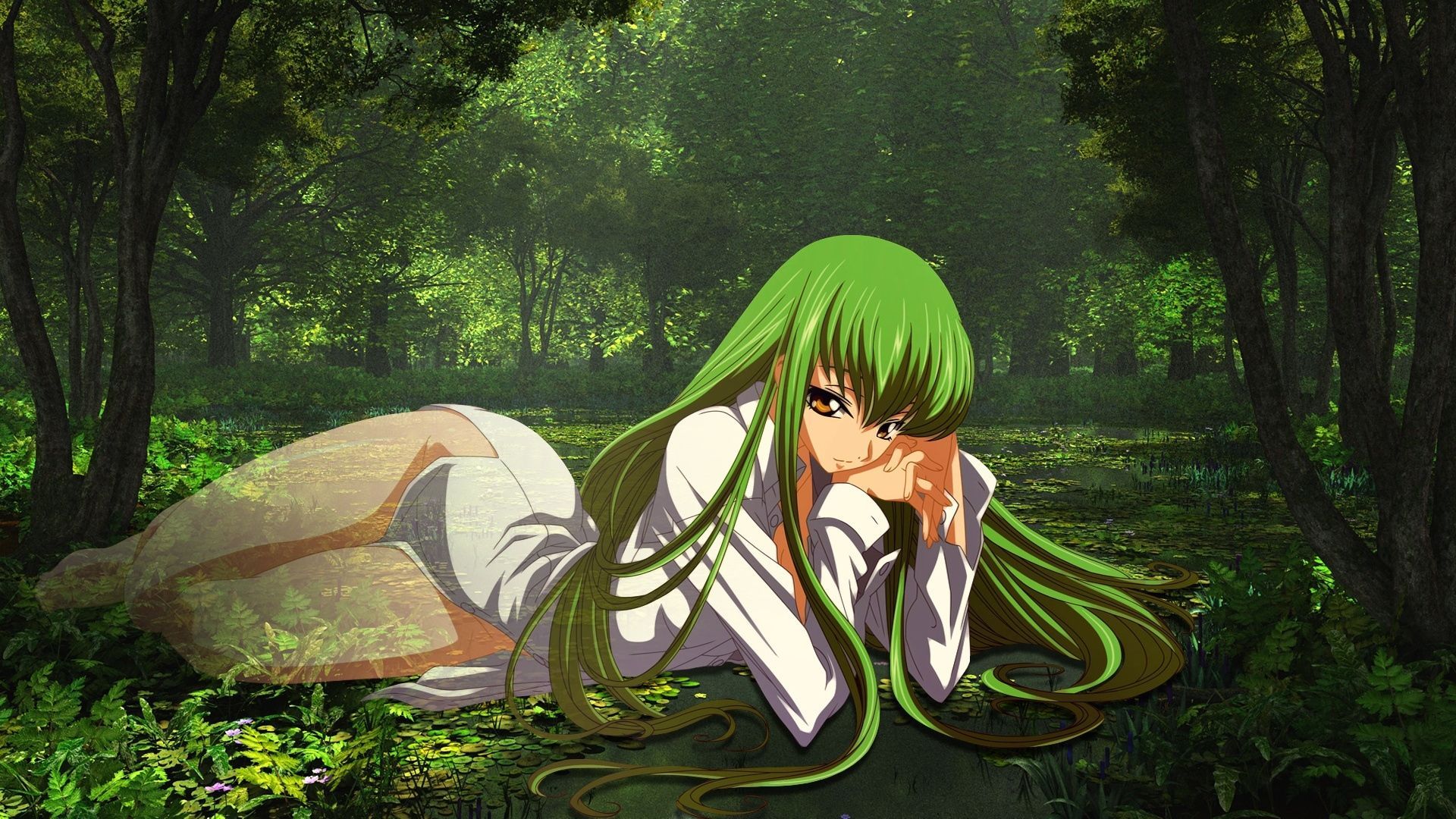 Anime 1920X1080 Green Wallpapers