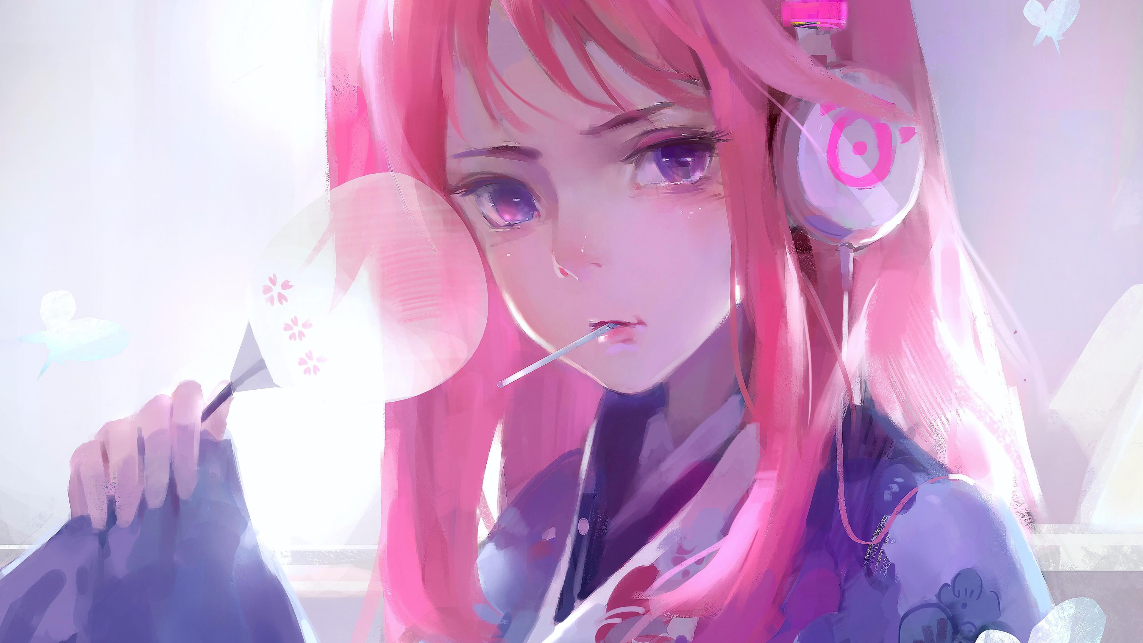 Anime Aesthetic Color Pink Wallpapers