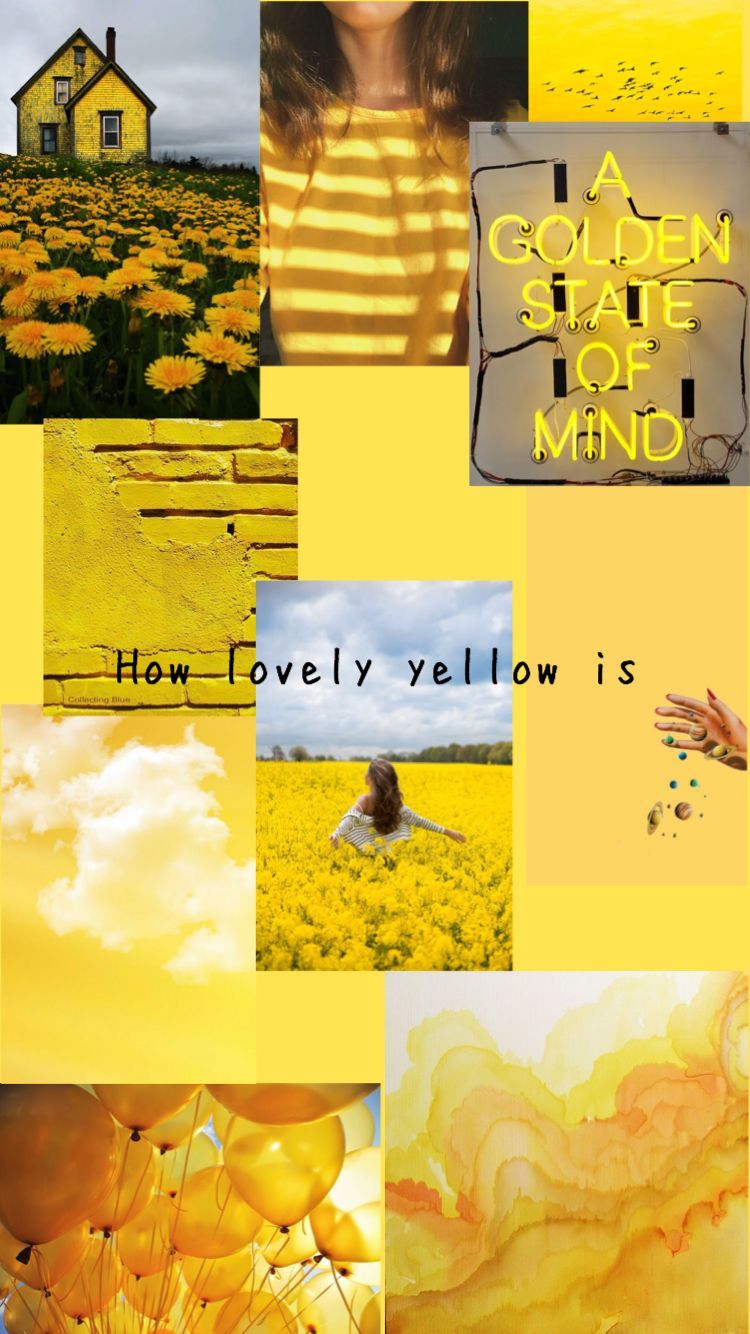 Anime Aesthetic Yellow Wallpapers