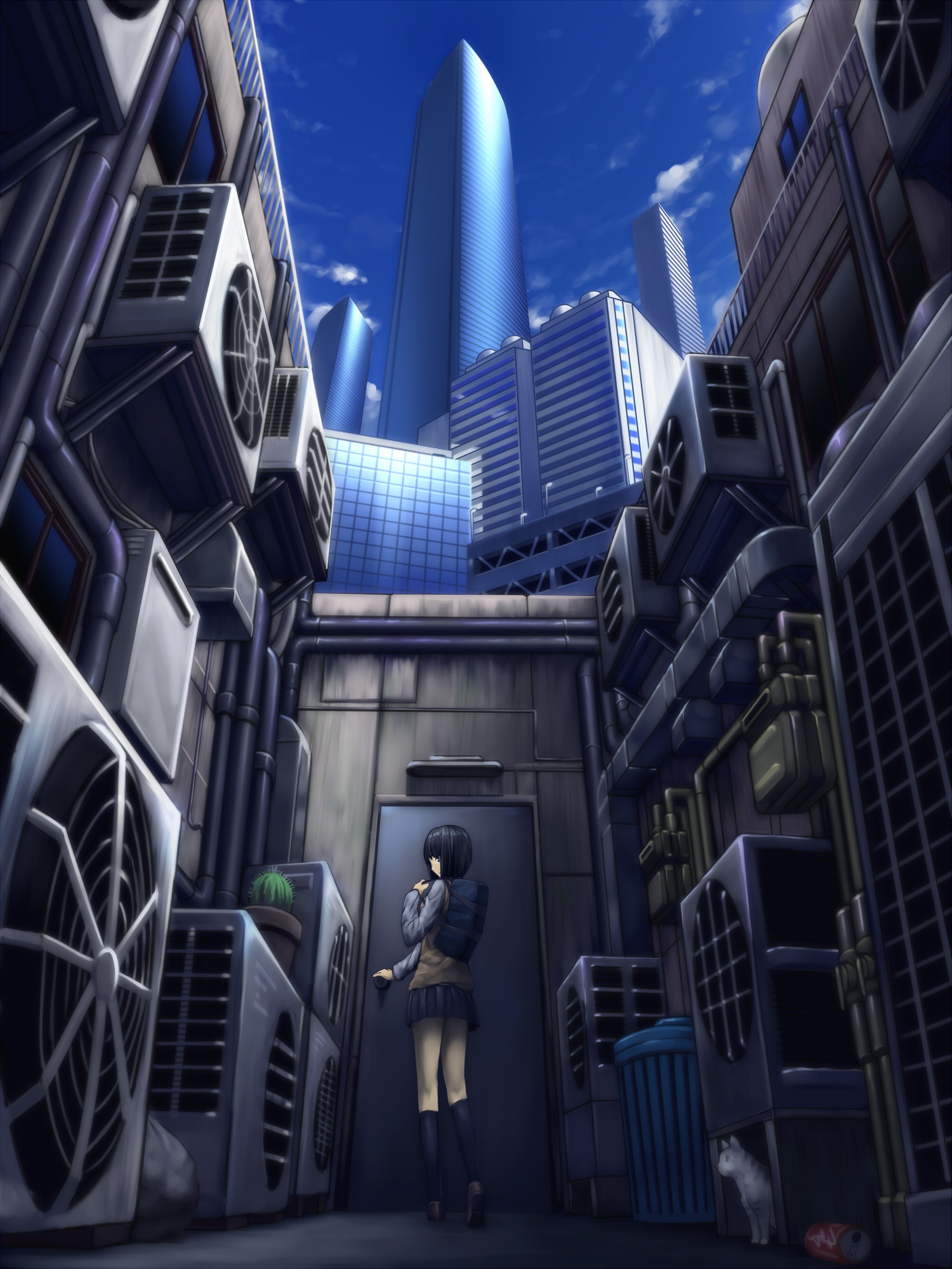 Anime Alleyway Wallpapers