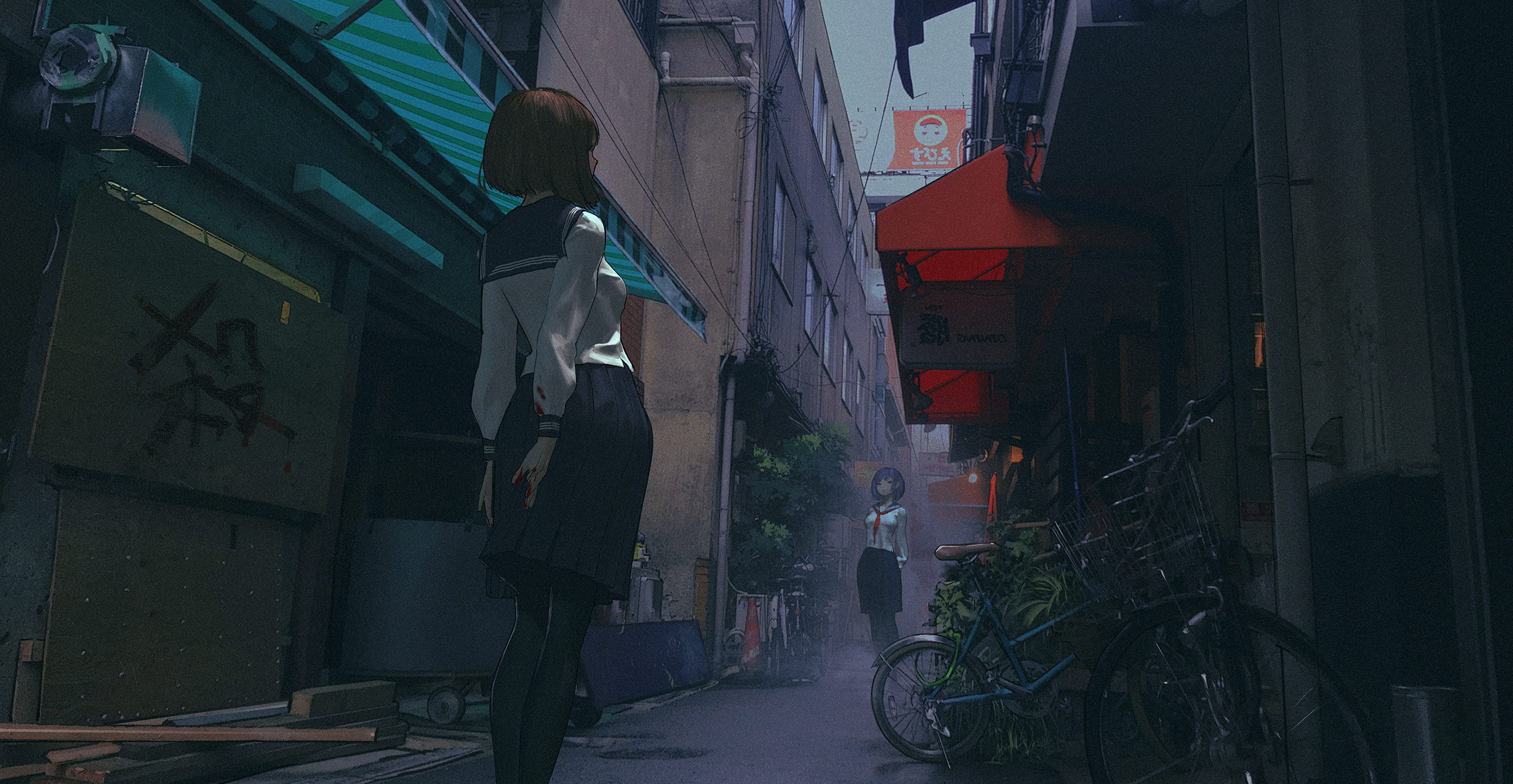 Anime Alleyway Wallpapers