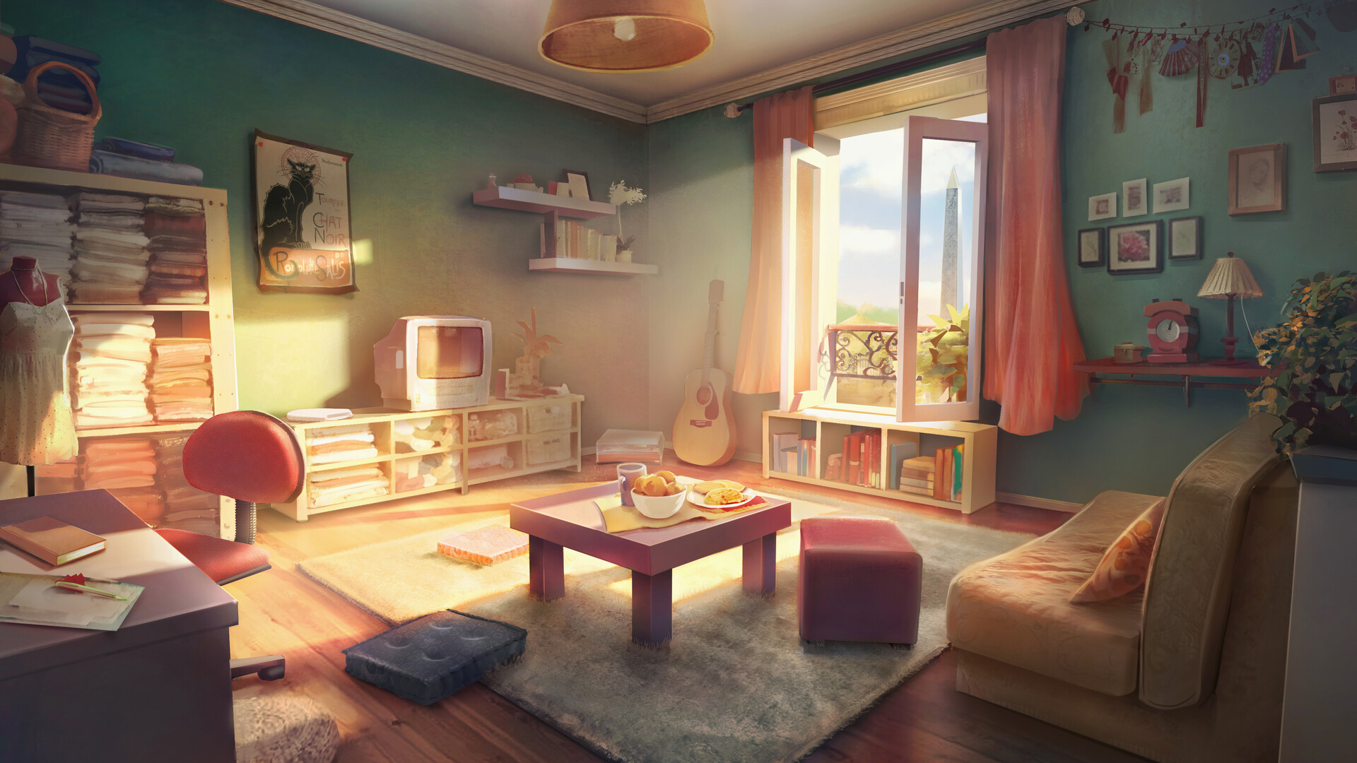 Anime Apartment Wallpapers