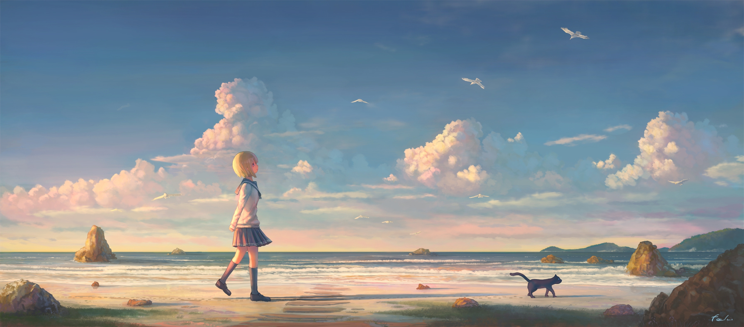 Anime Beach Wallpapers