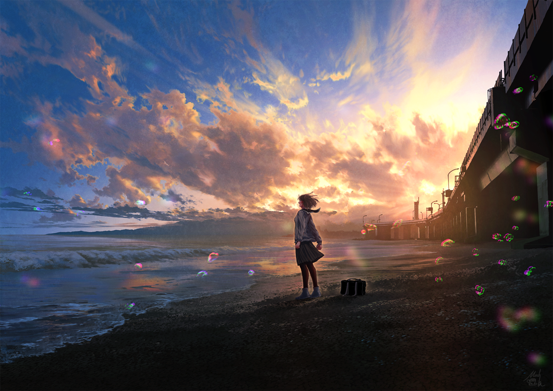 Anime Beach Wallpapers