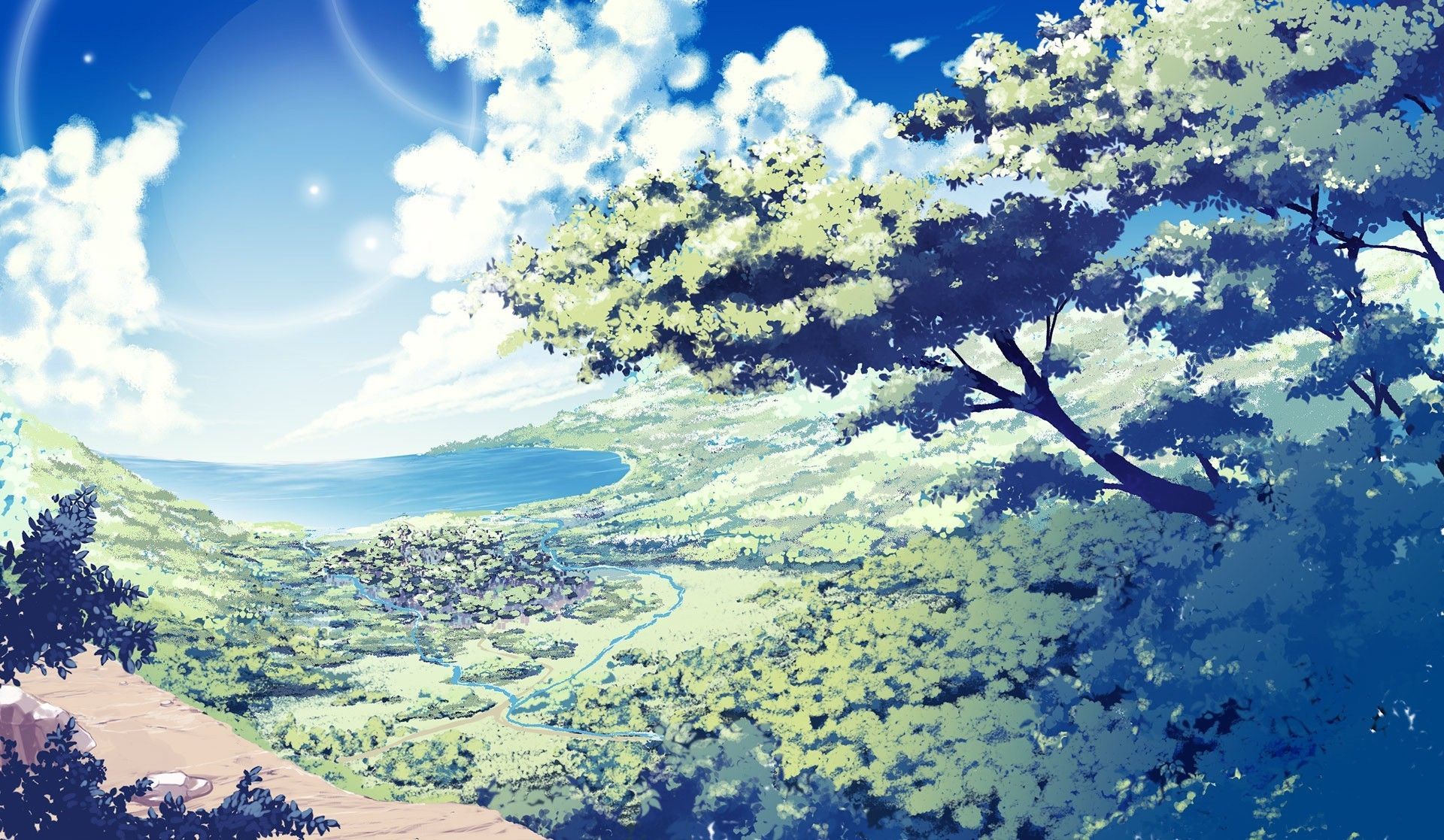 Anime Beautiful Scenery Wallpapers