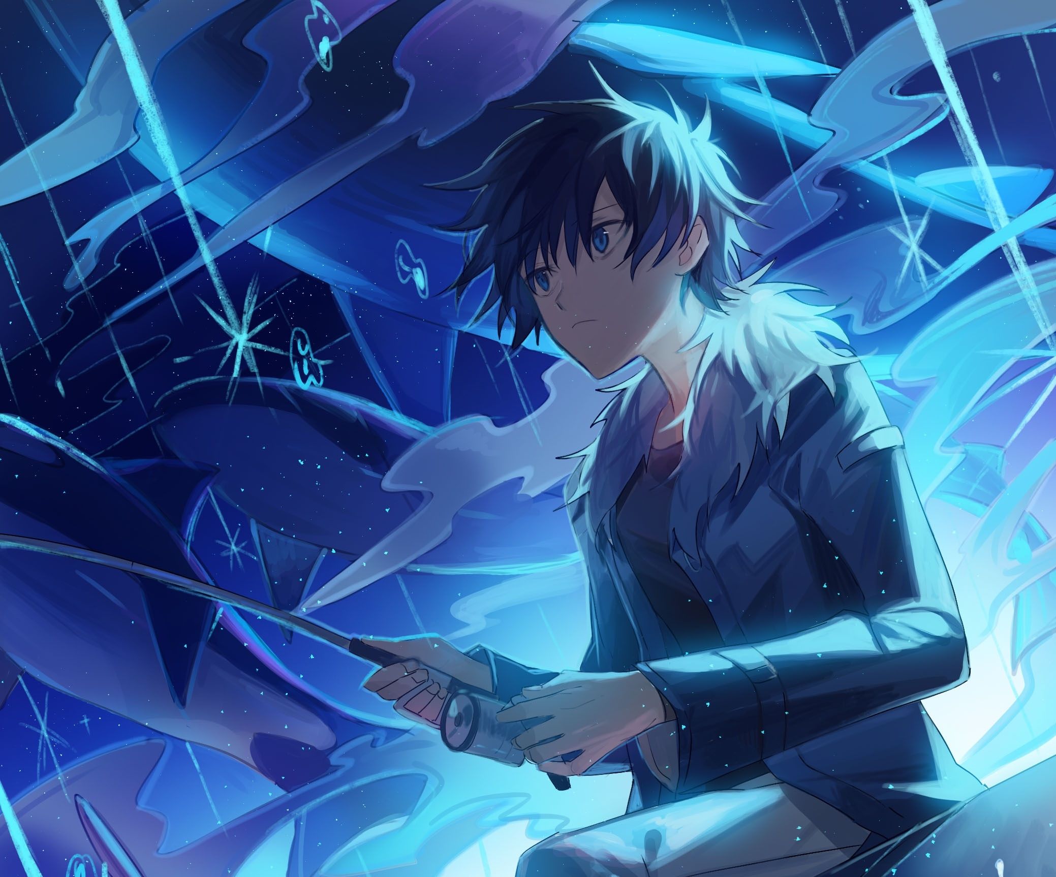 Anime Blue Boy Wallpapers