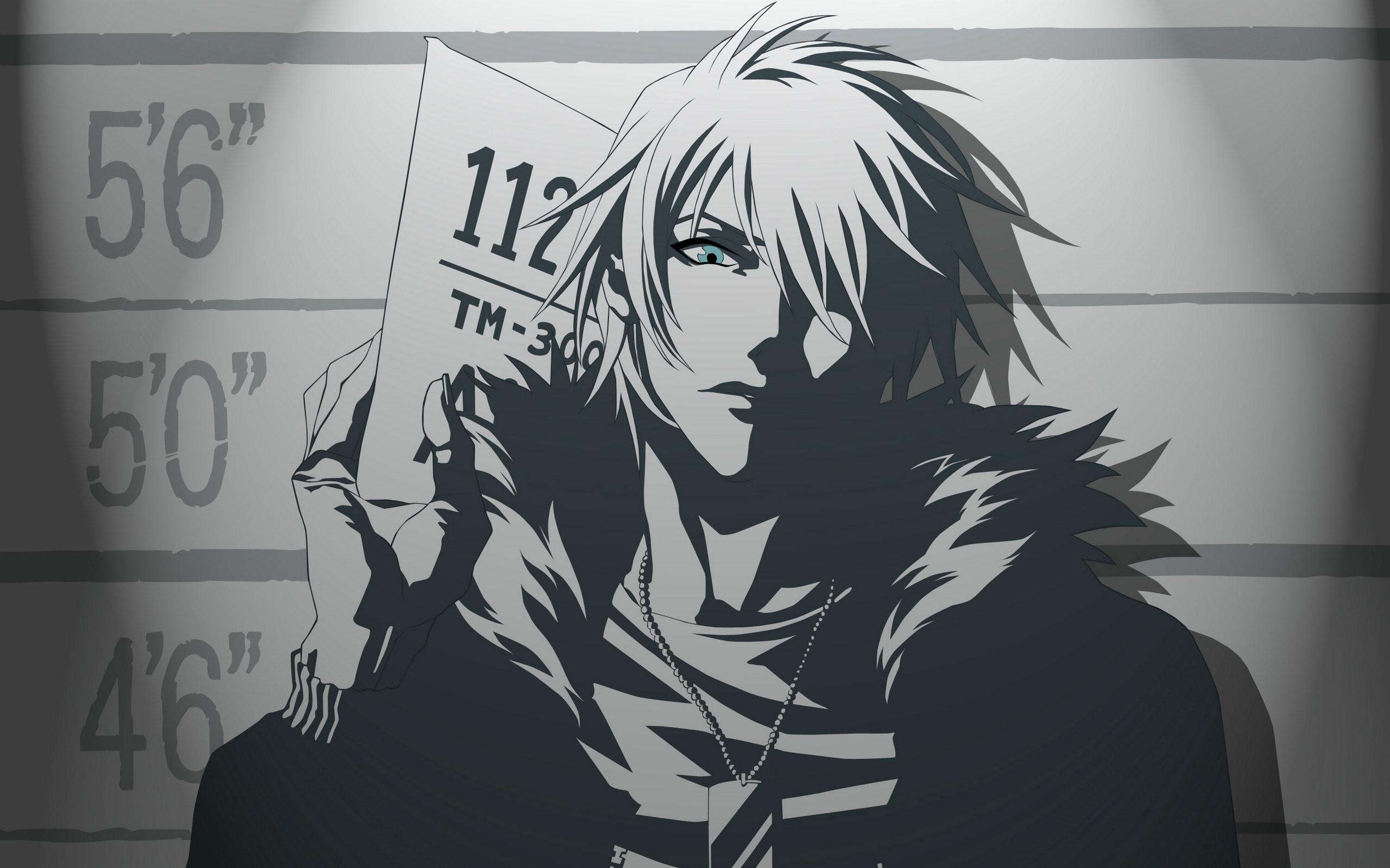 Anime Boy Black And White Wallpapers