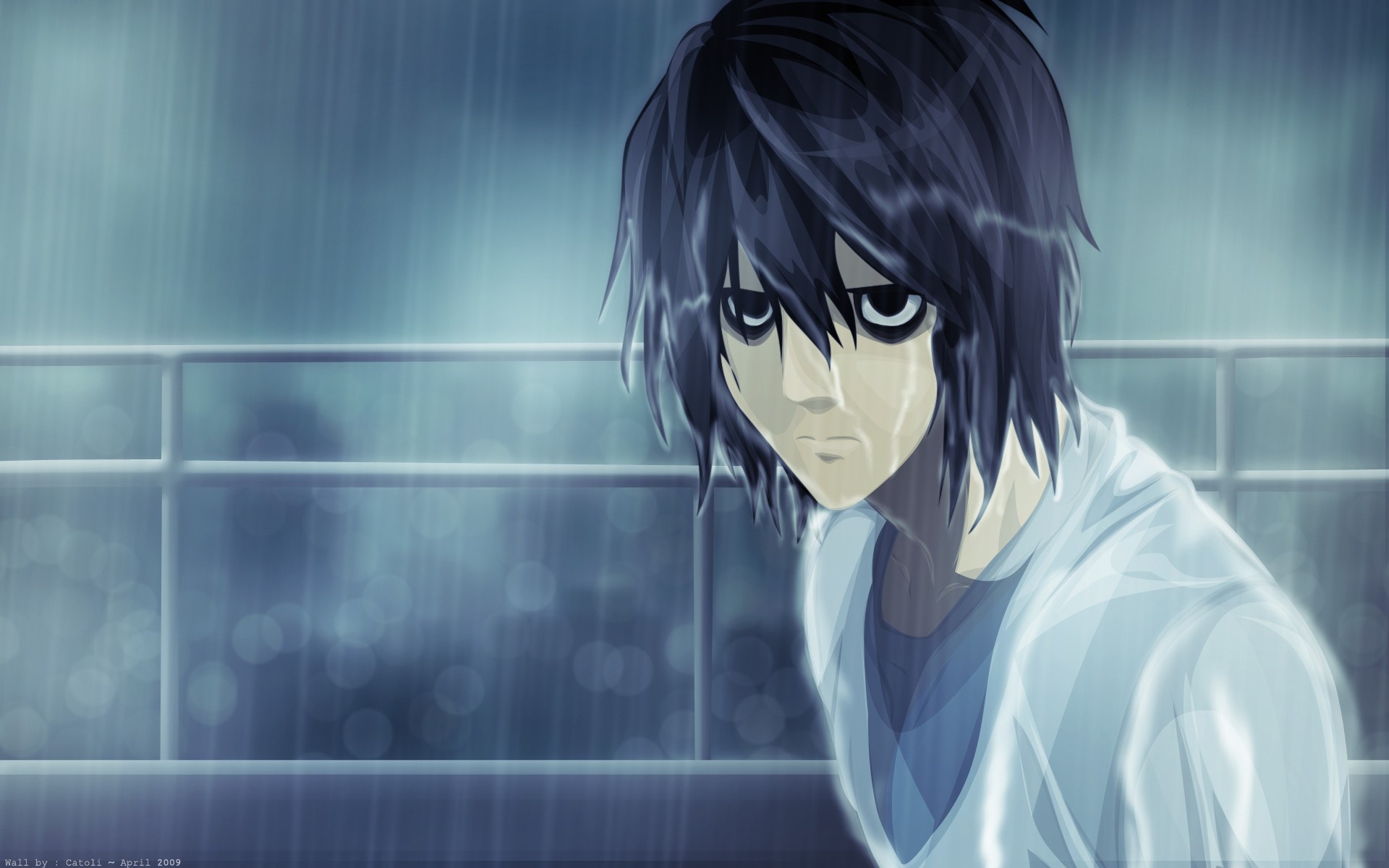 Anime Boy Rain Wallpapers