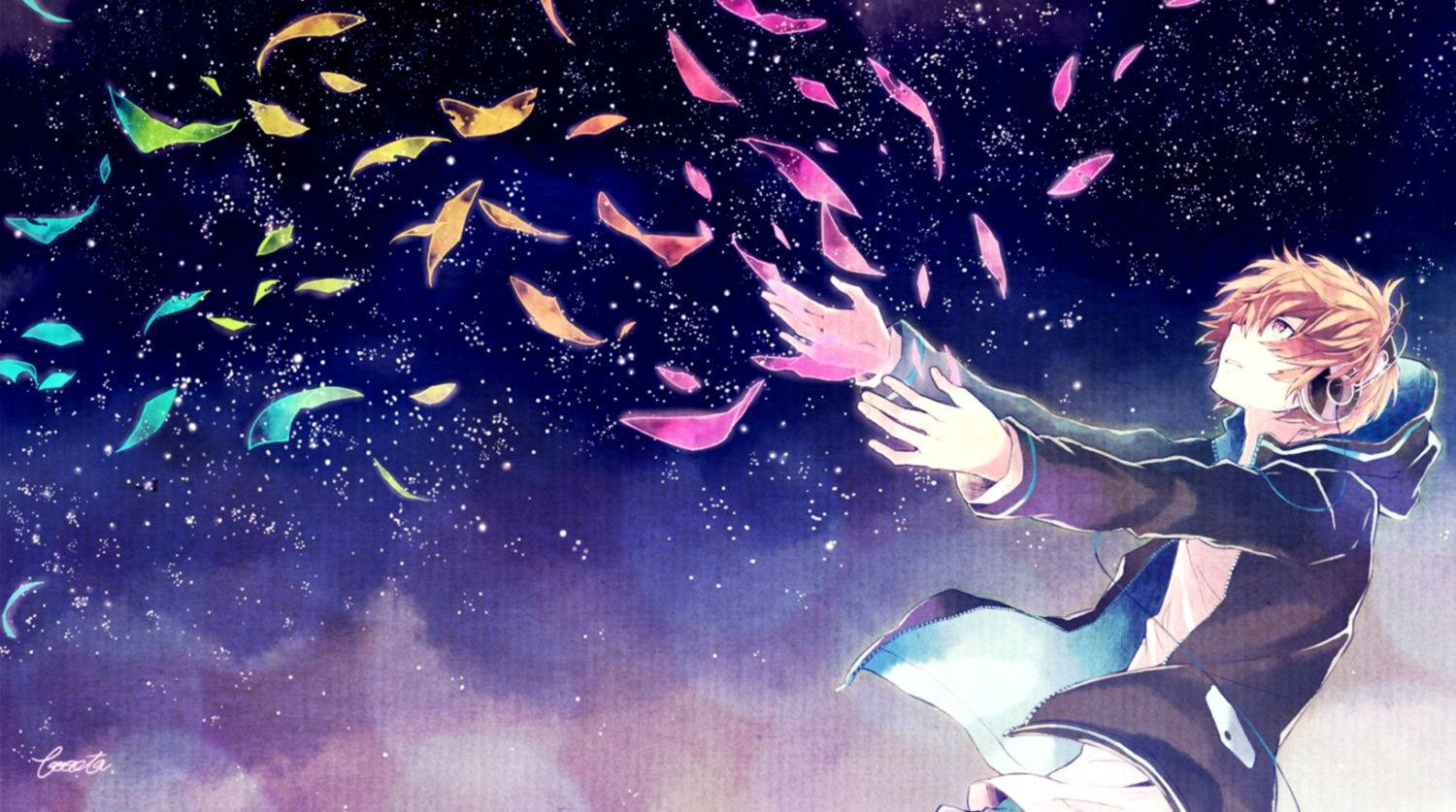 Anime Boy Rain Wallpapers