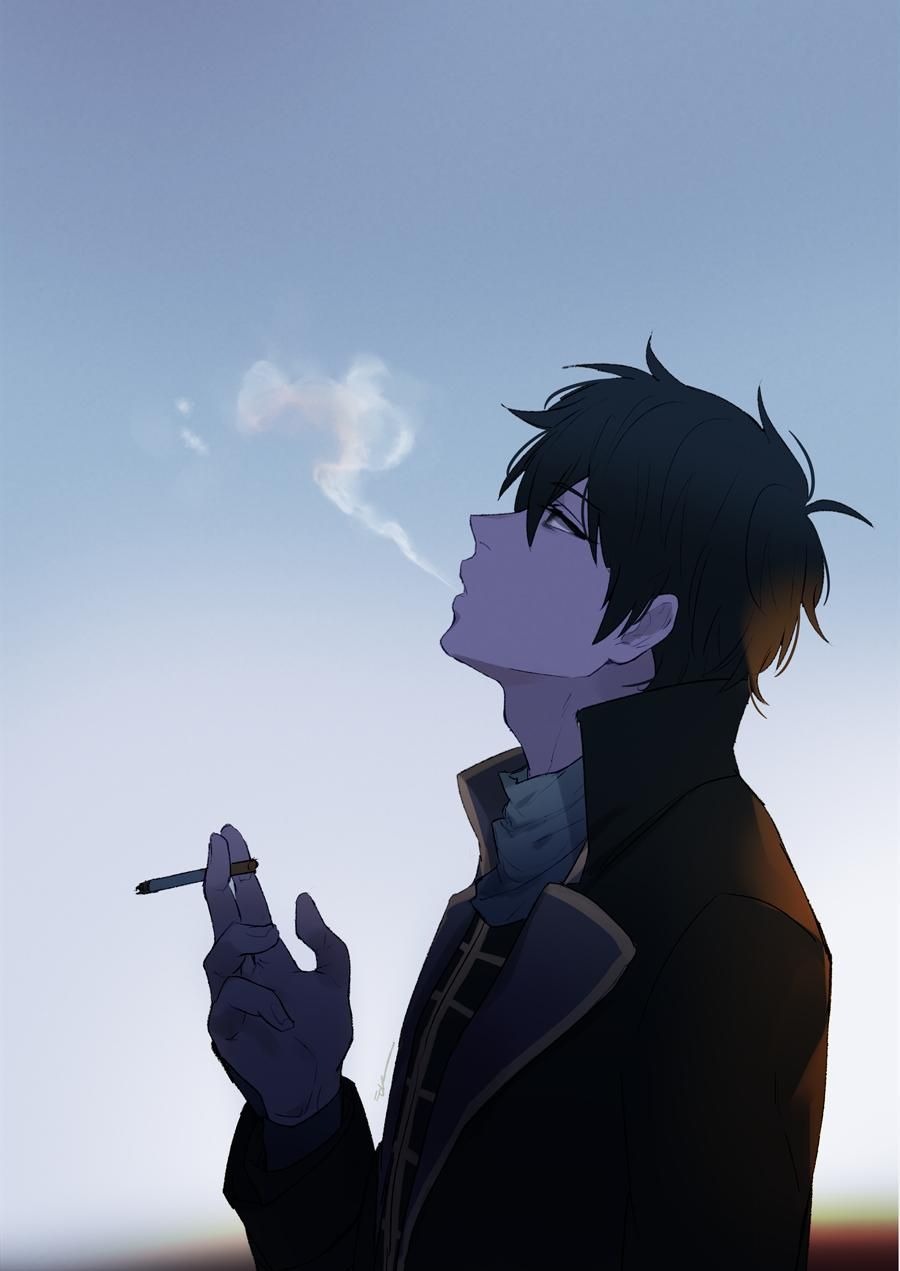 Anime Boy Smoking Wallpapers