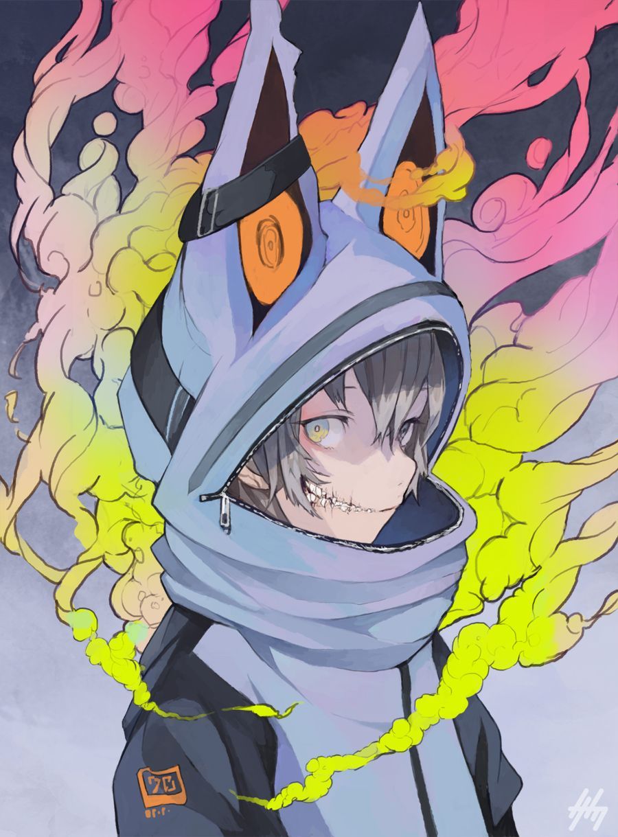 Anime Boy Wearing Hoodie Wallpapers