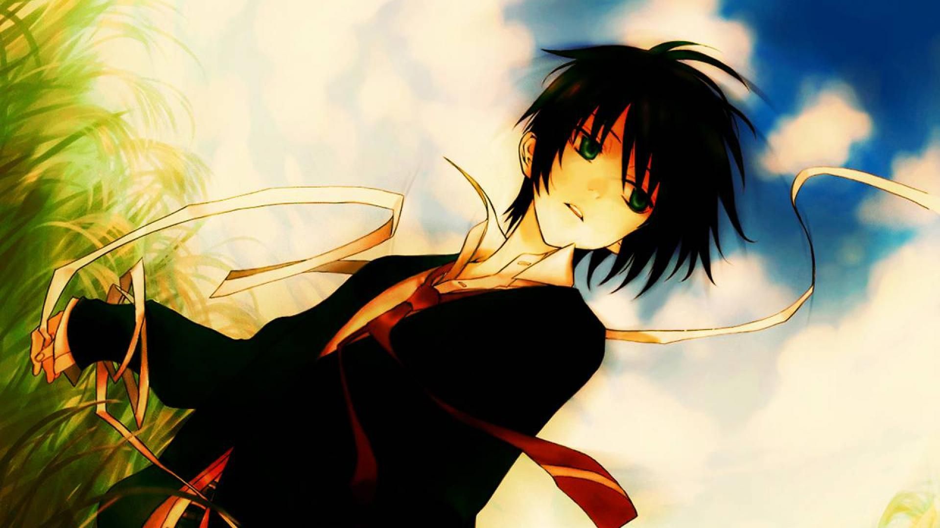 Anime Boy With Black Hair Wallpapers