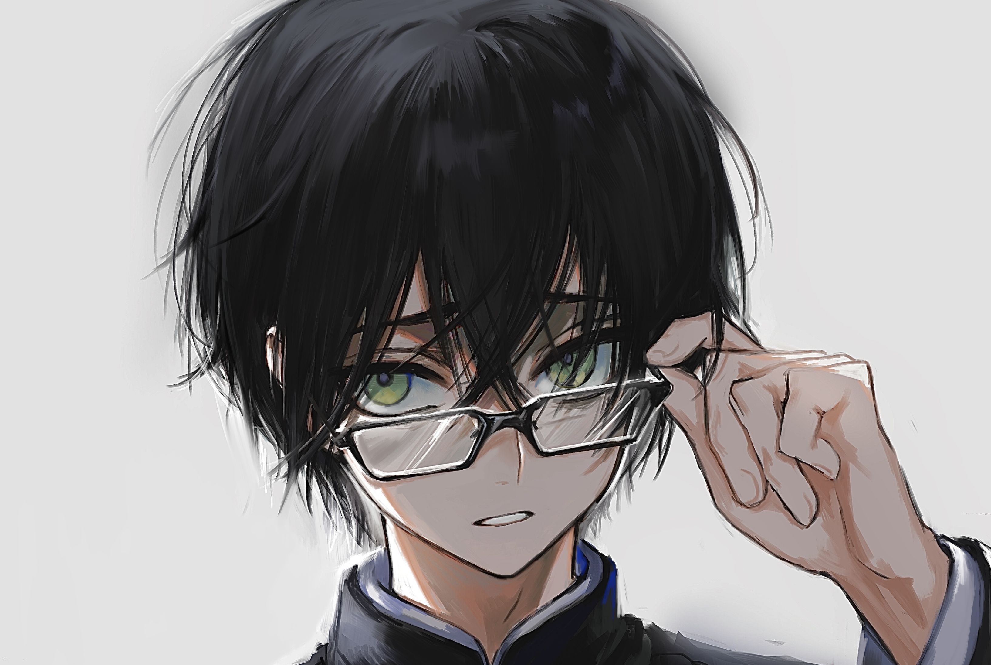 Anime Boy With Black Hair Wallpapers