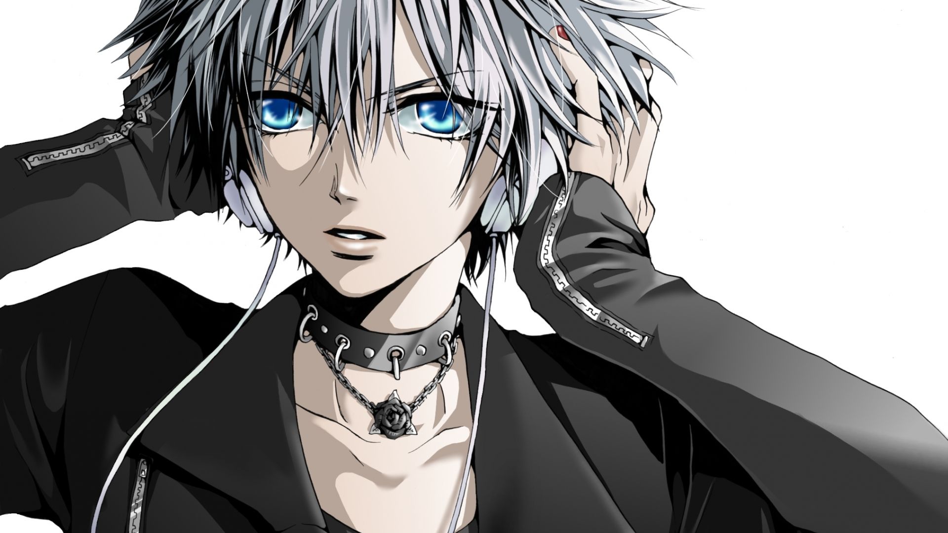 Anime Boys Grey Hair Wallpapers