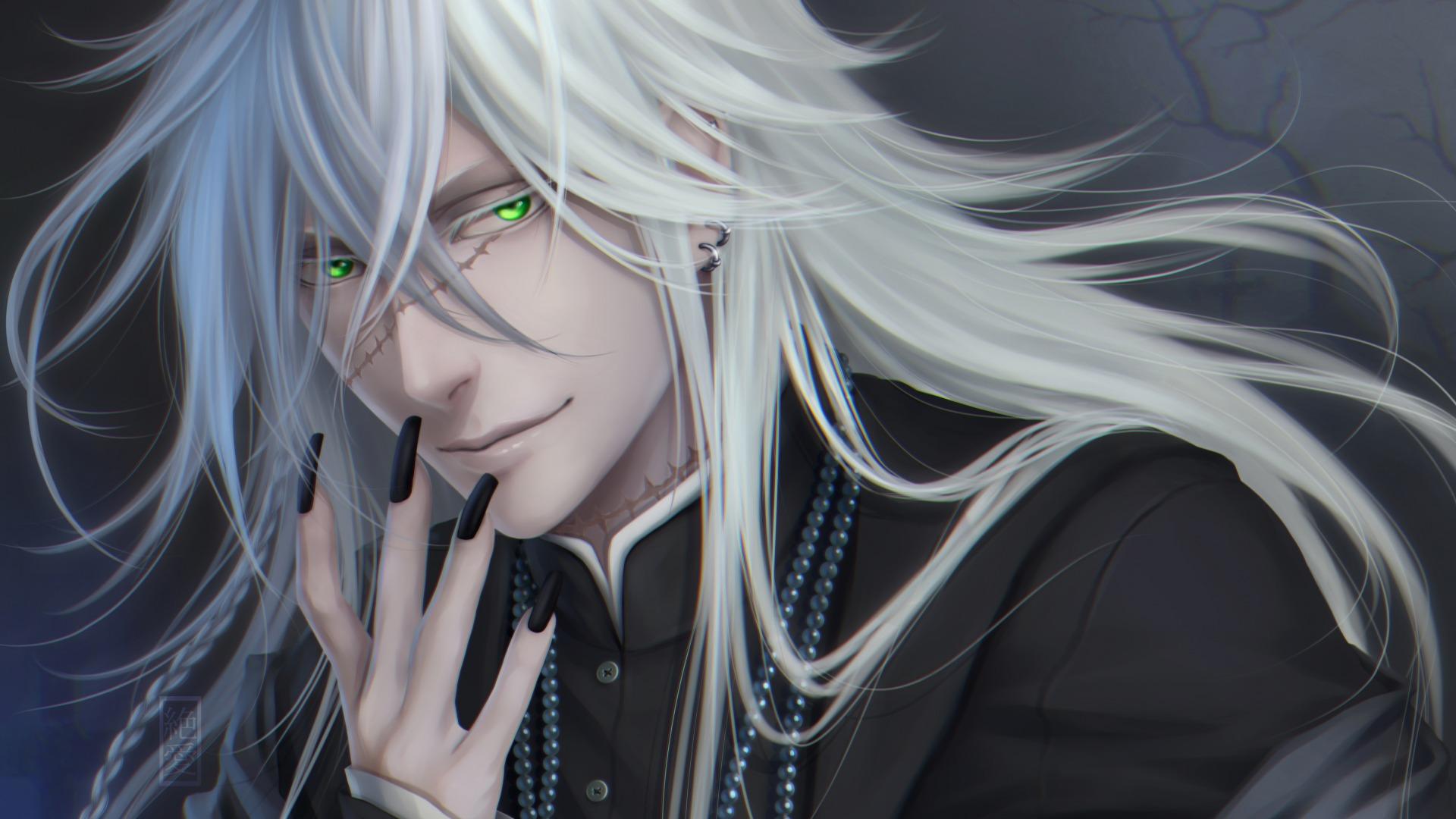 Anime Boys Grey Hair Wallpapers