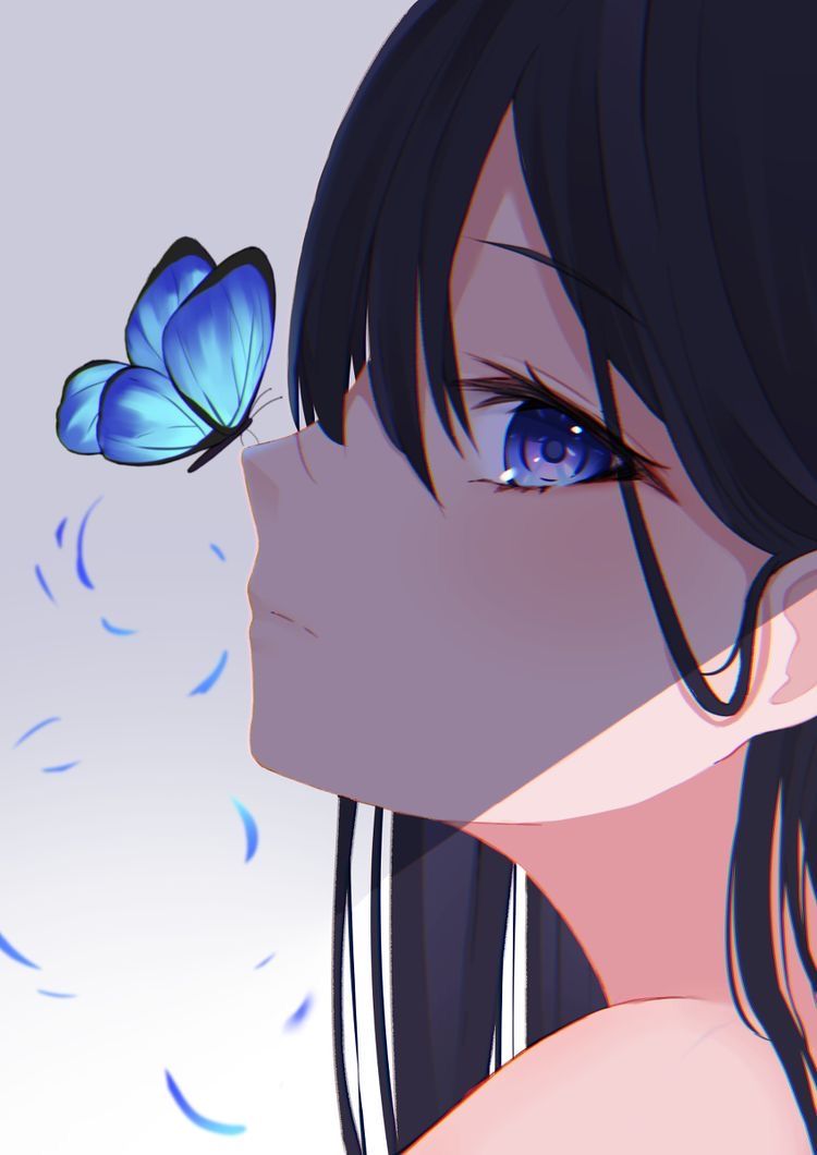 Anime Butterfly Girl Wallpapers