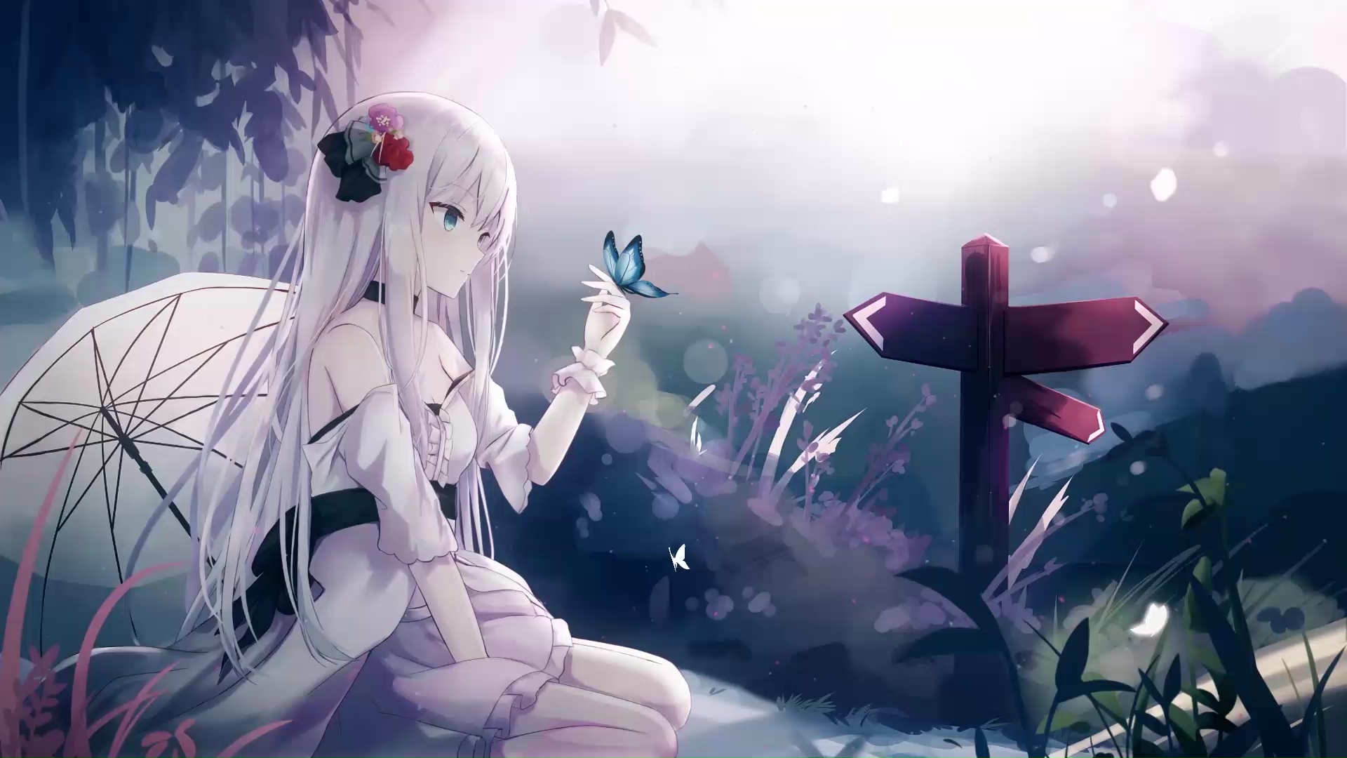 Anime Butterfly Girl Wallpapers