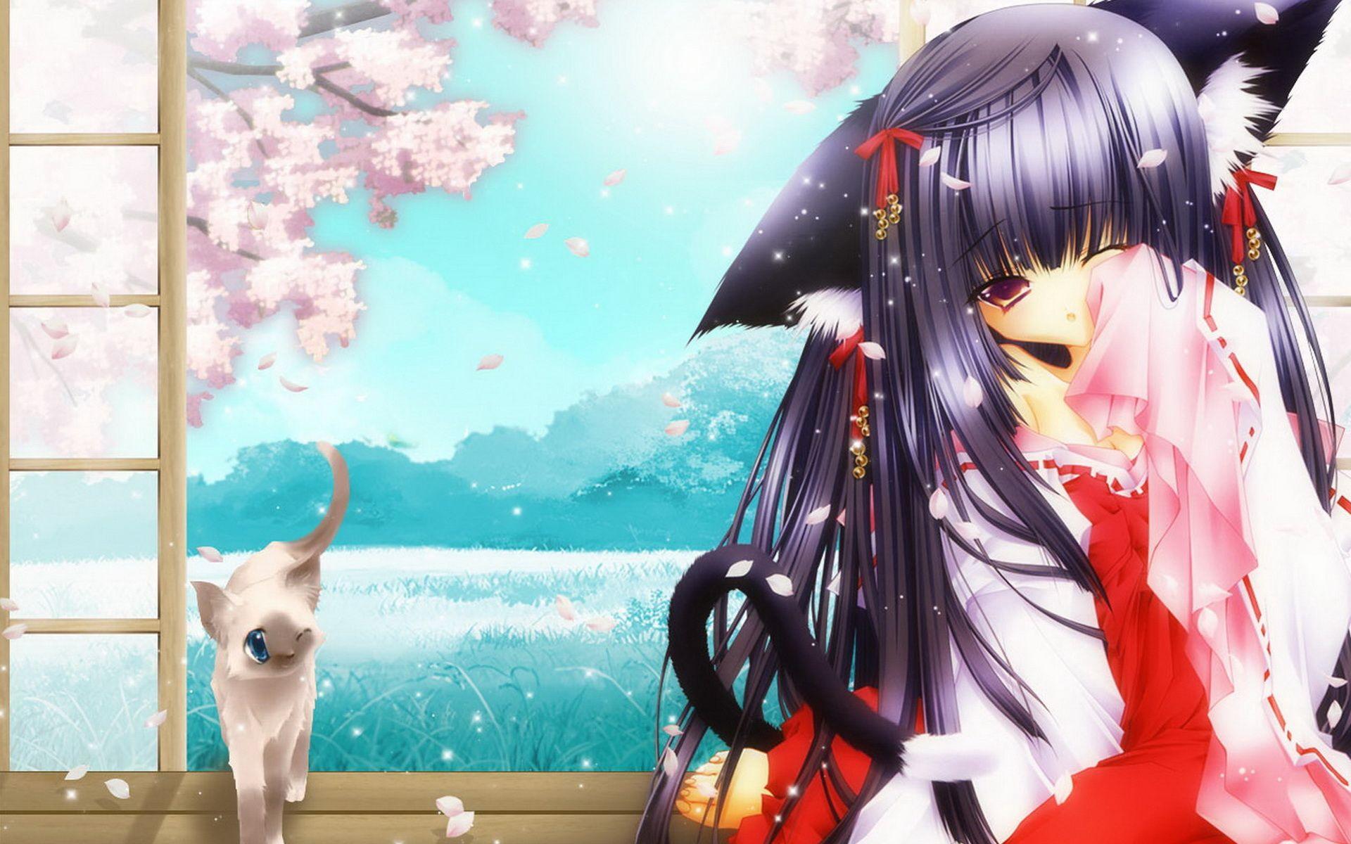 Anime Cat Girl Hd Wallpapers