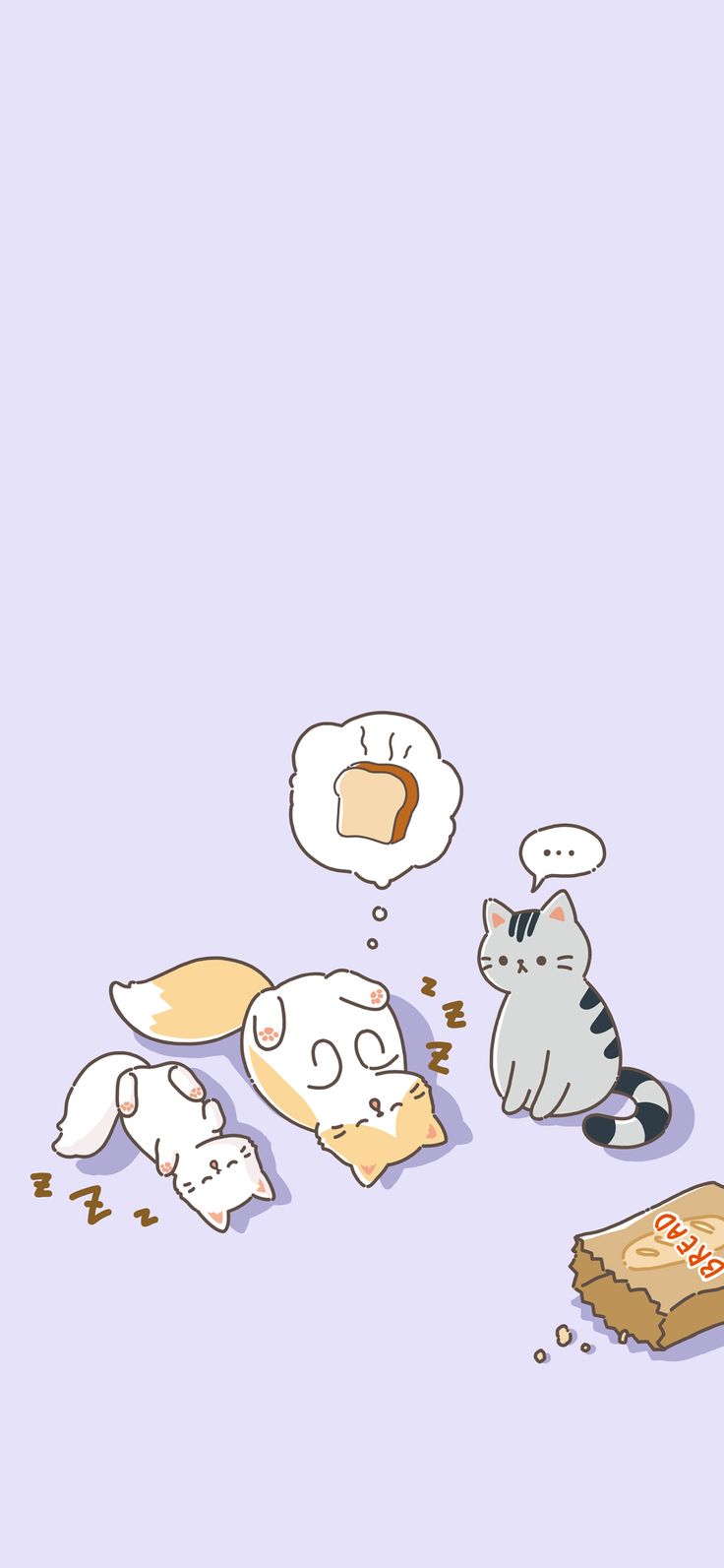 Anime Cat Phone Wallpapers