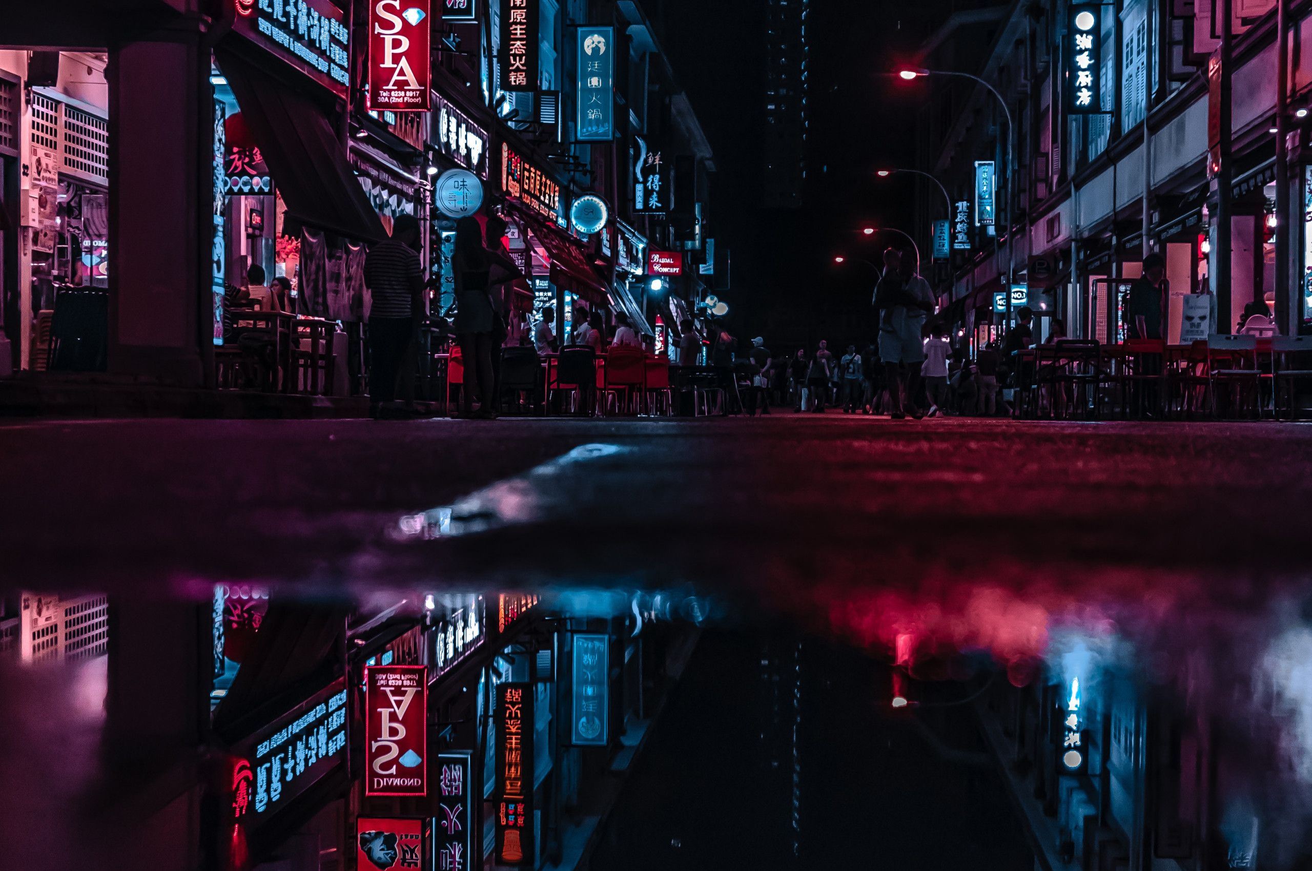 Anime City Lights Wallpapers