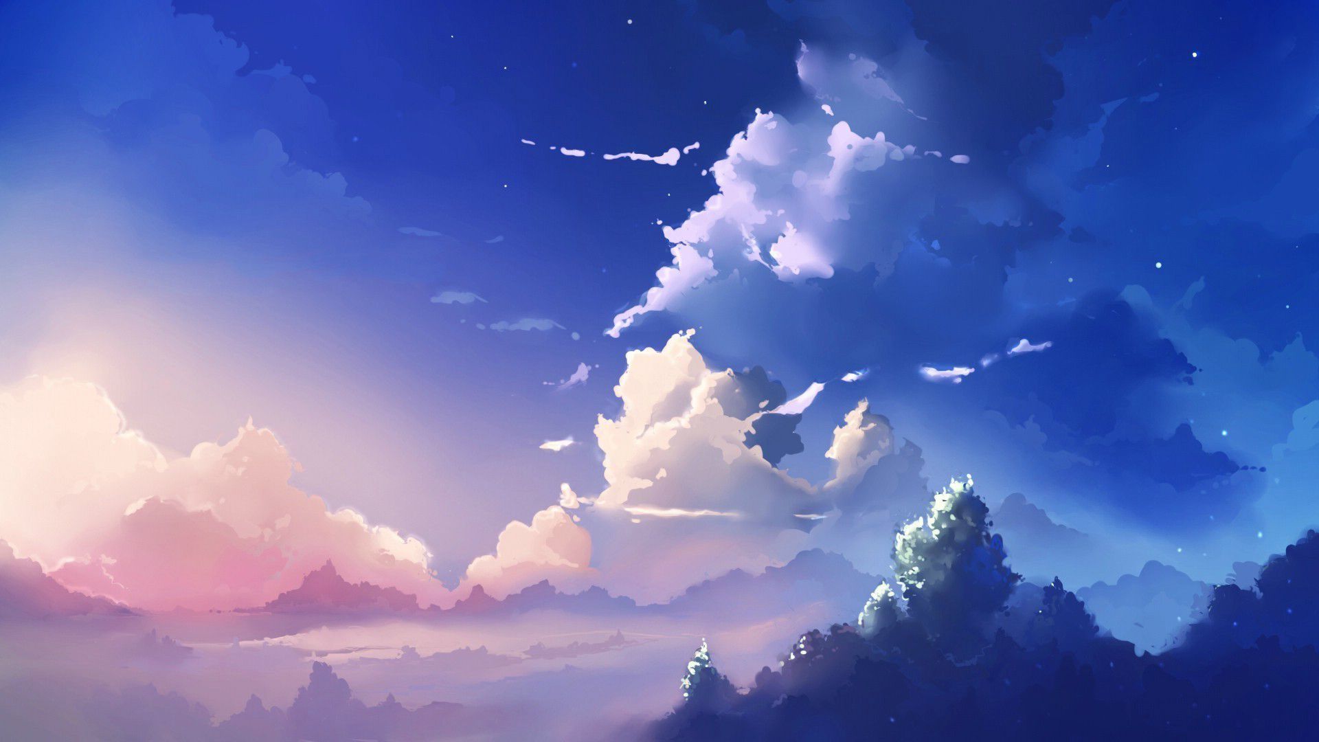 Anime Clouds Wallpapers