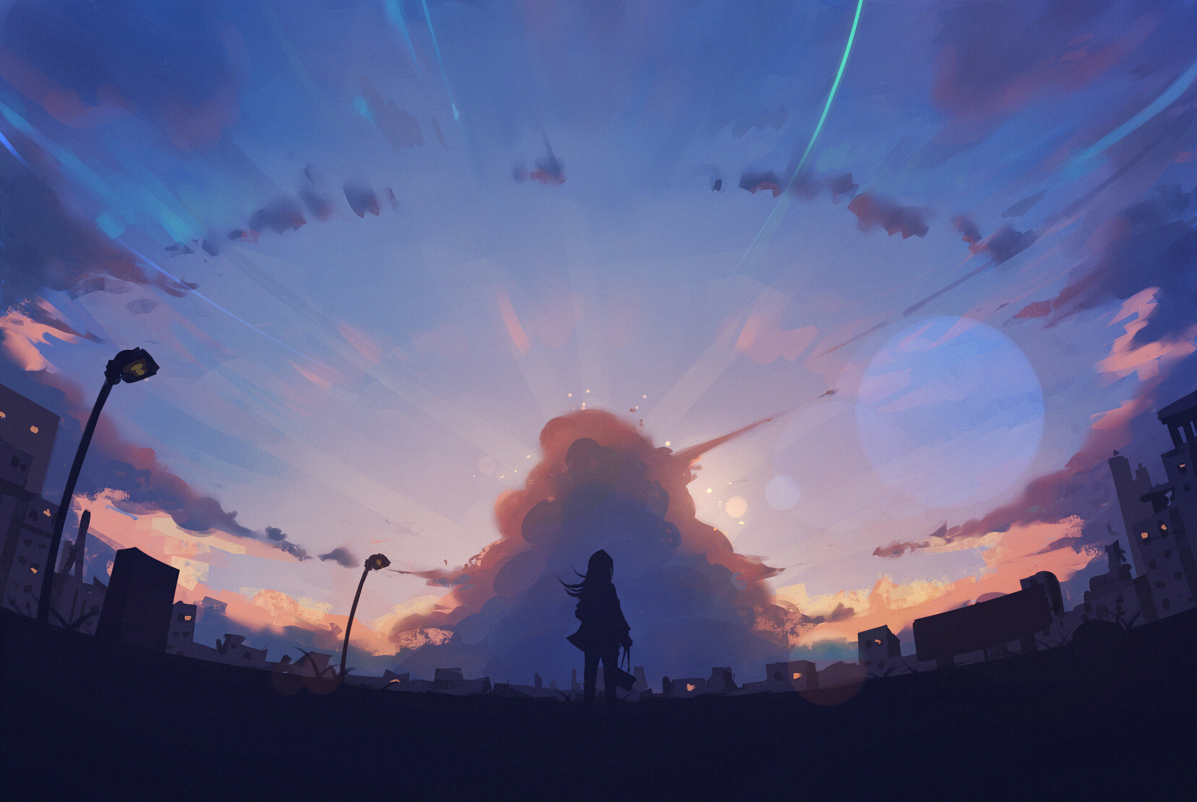 Anime Clouds Wallpapers