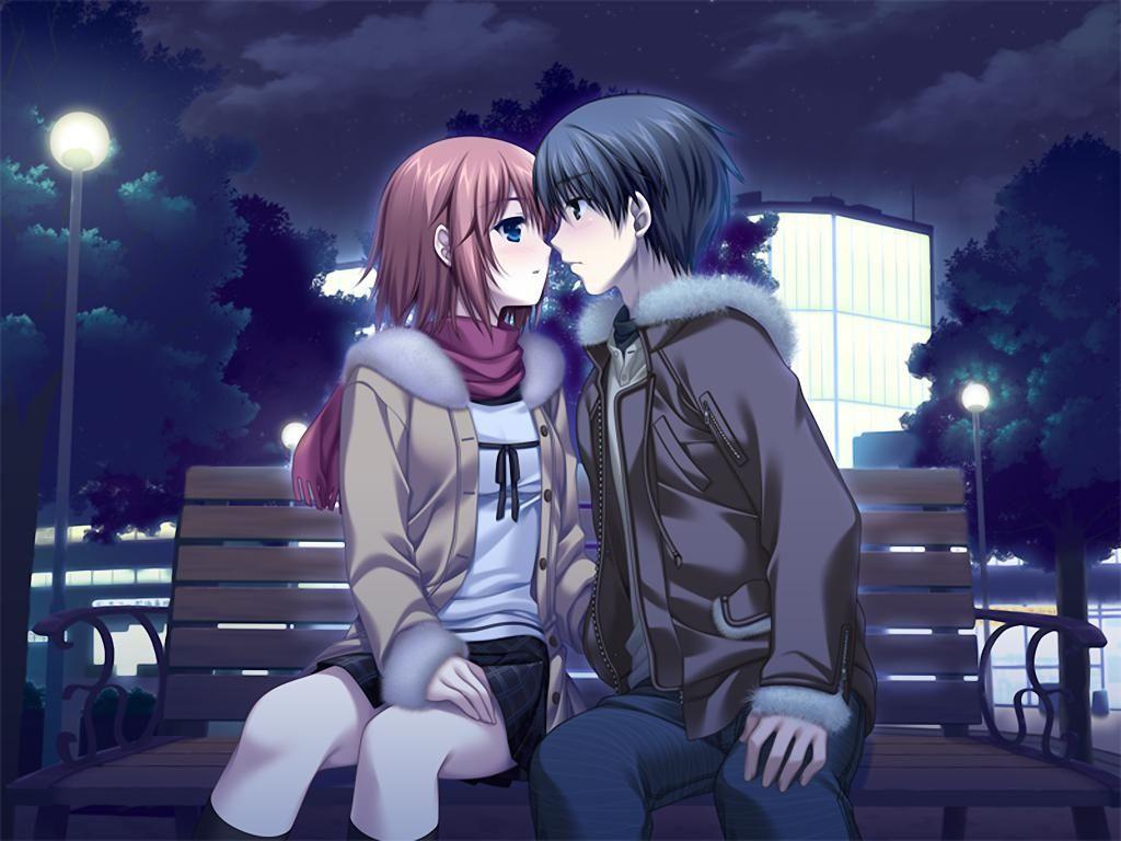 Anime Couple Kiss Wallpapers