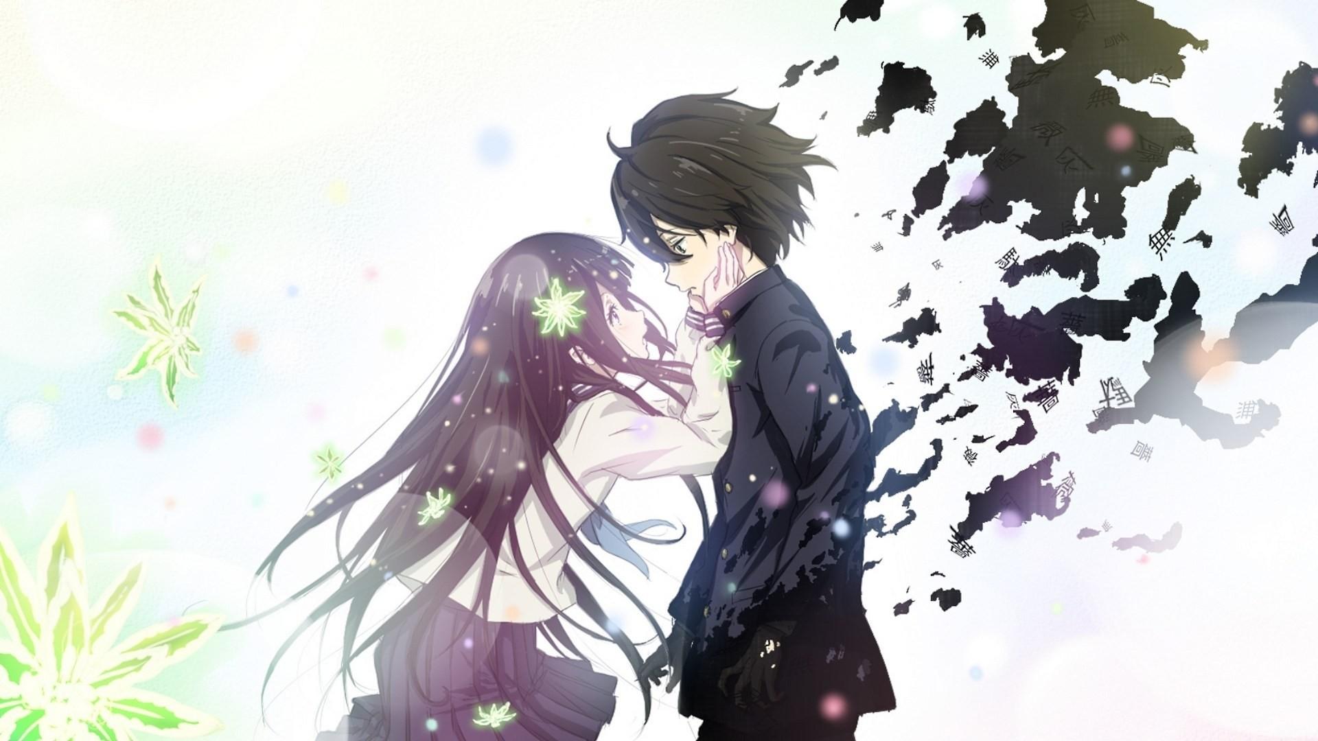 Anime Couple Sad Hug Wallpapers