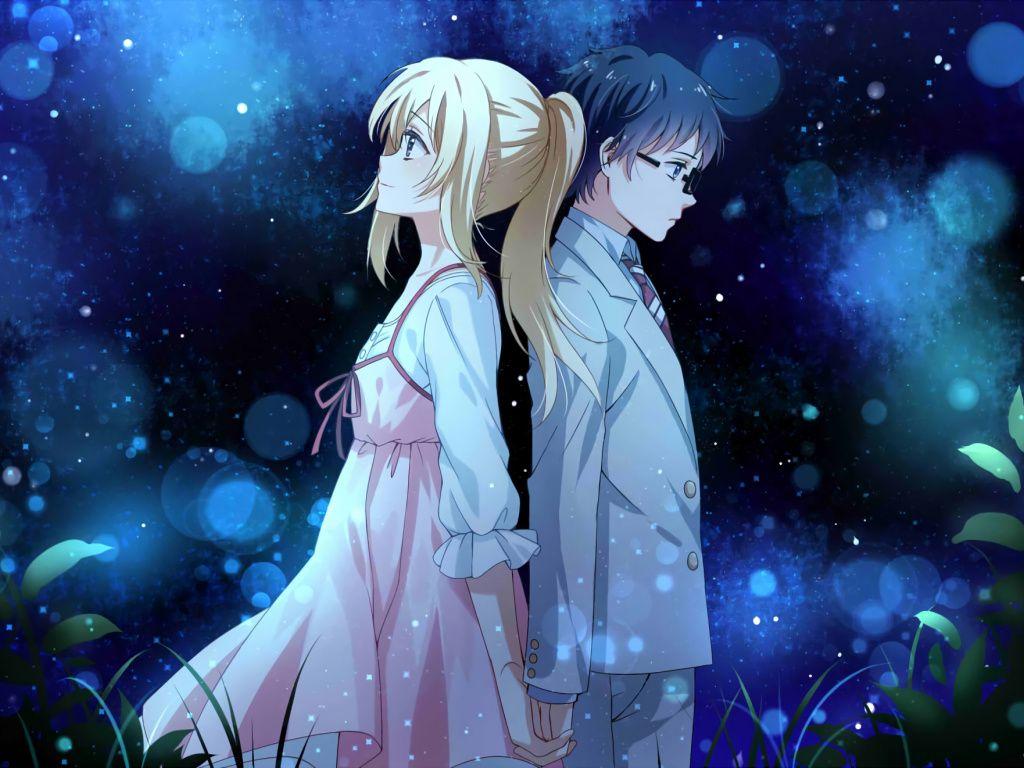 Anime Couple Sad Hug Wallpapers