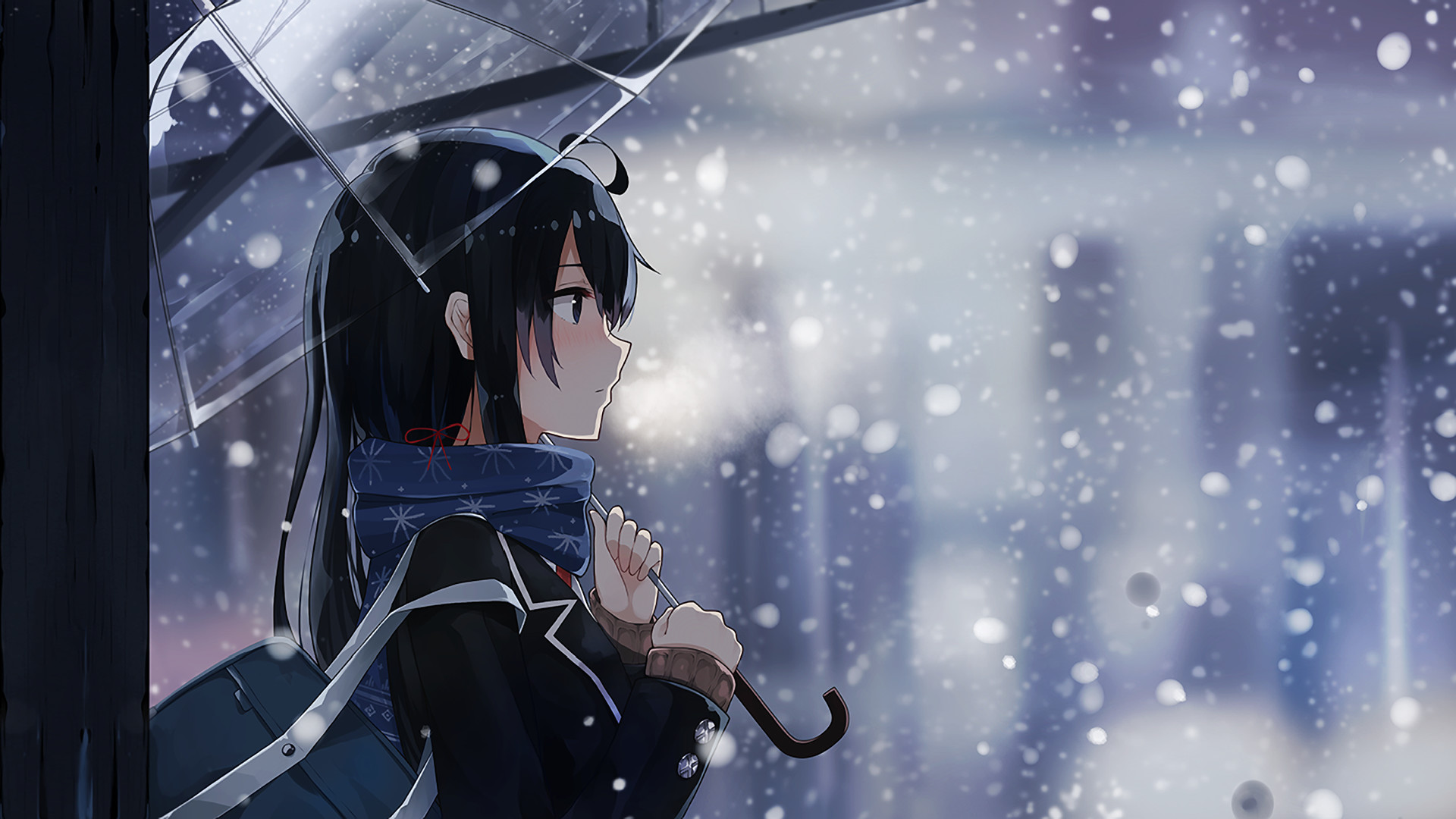 Anime Couple Winter Wallpapers