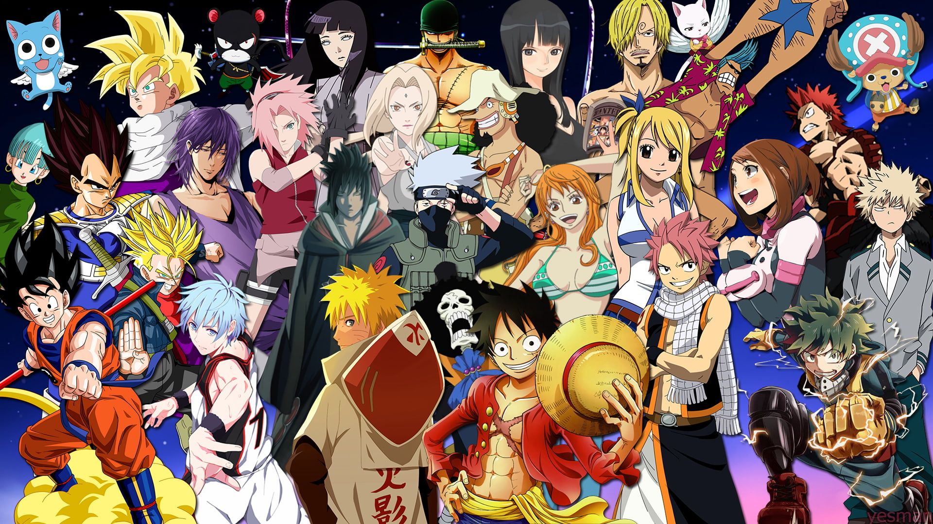 Anime Crossover Wallpapers