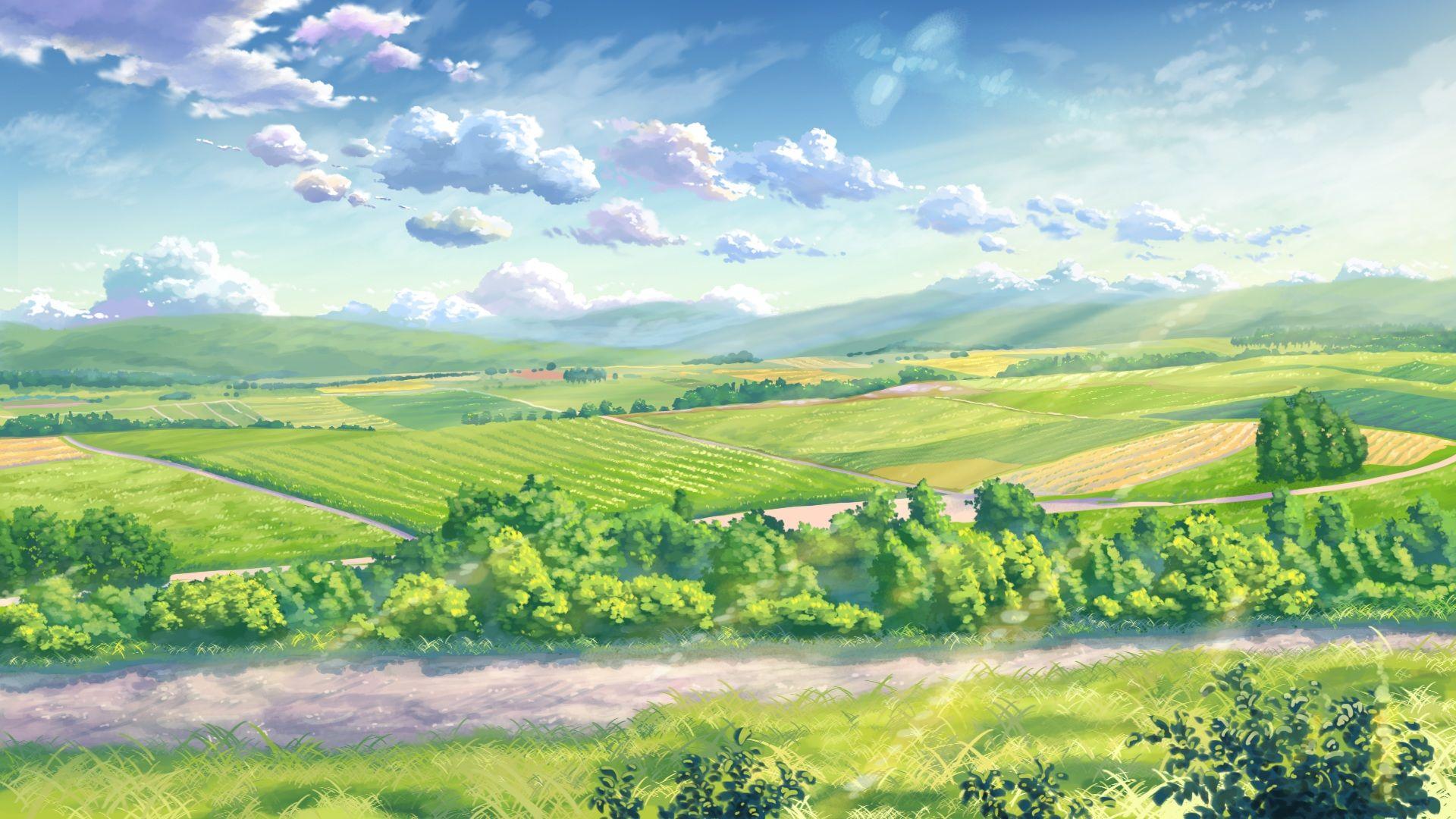 Anime Field 4K Wallpapers