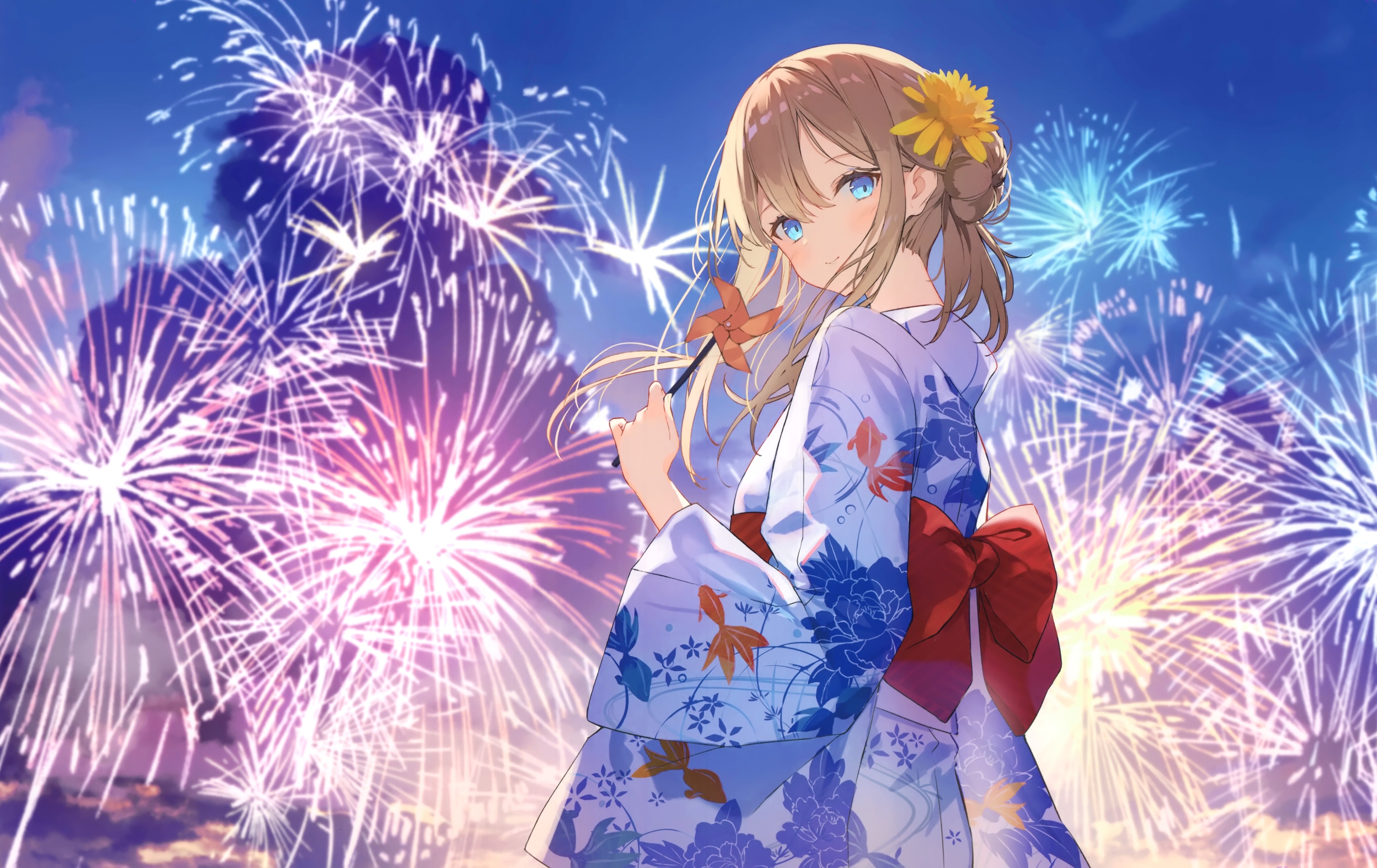 Anime Fireworks Wallpapers