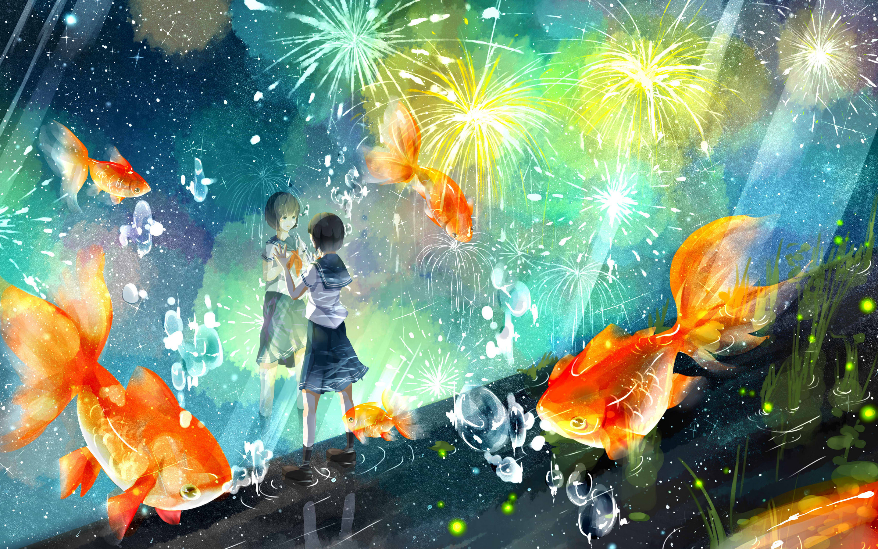 Anime Fireworks Wallpapers