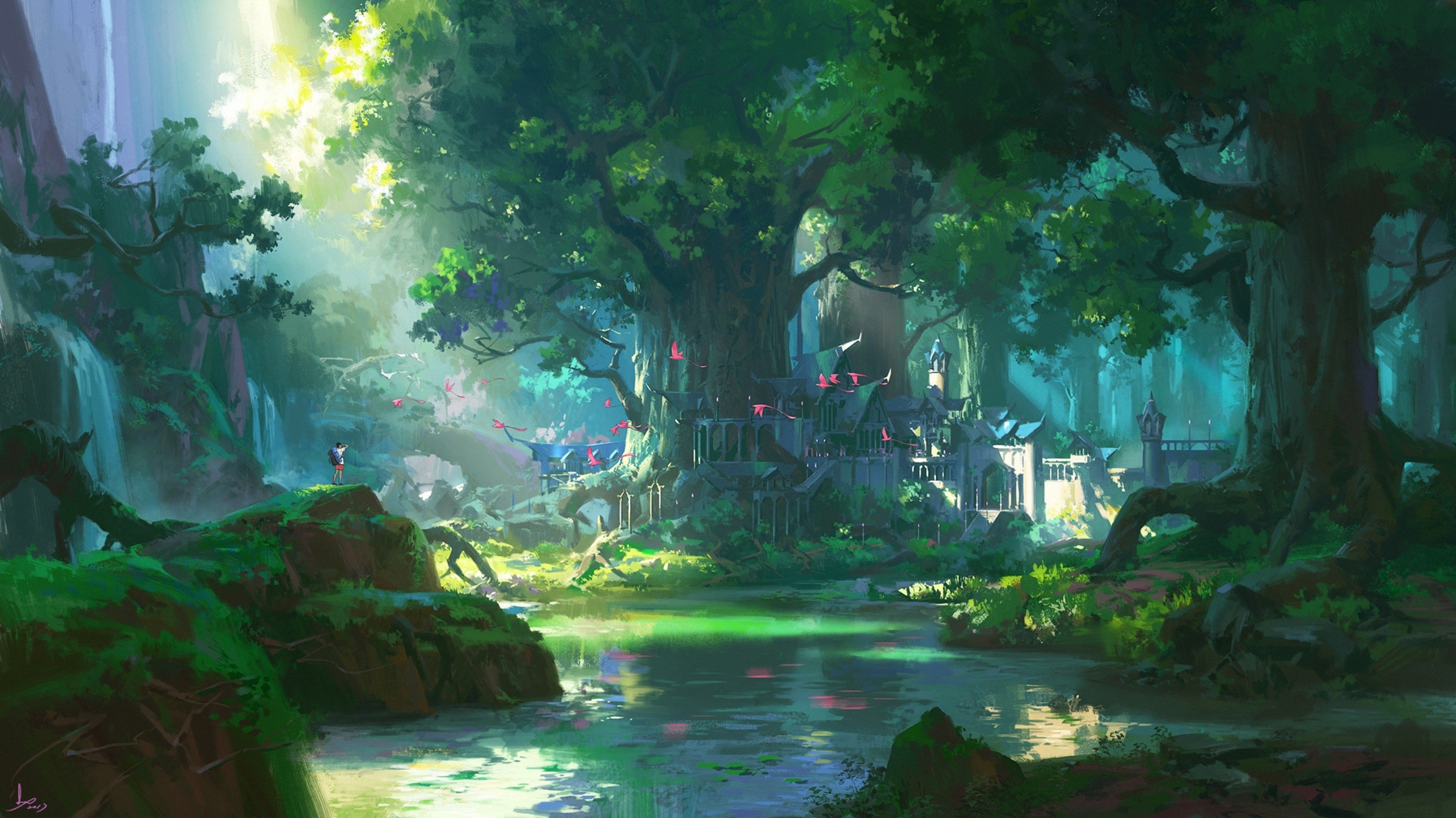 Anime Forest Wallpapers