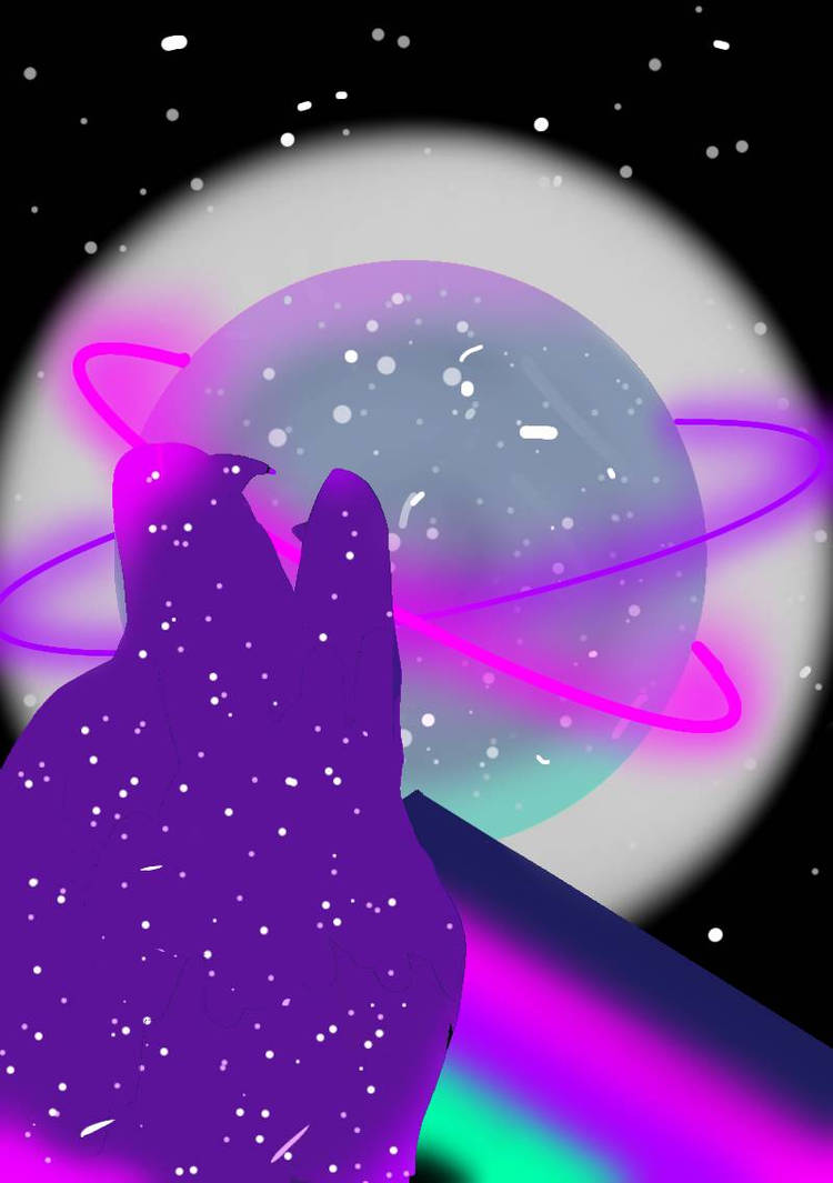 Anime Galaxy Wolf Wallpapers