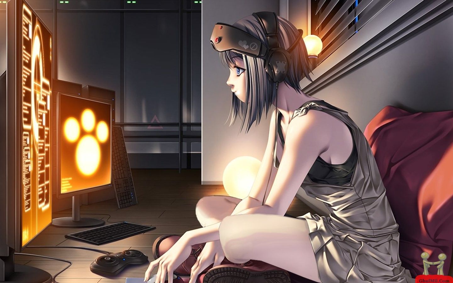 Anime Gamer Girl Wallpapers