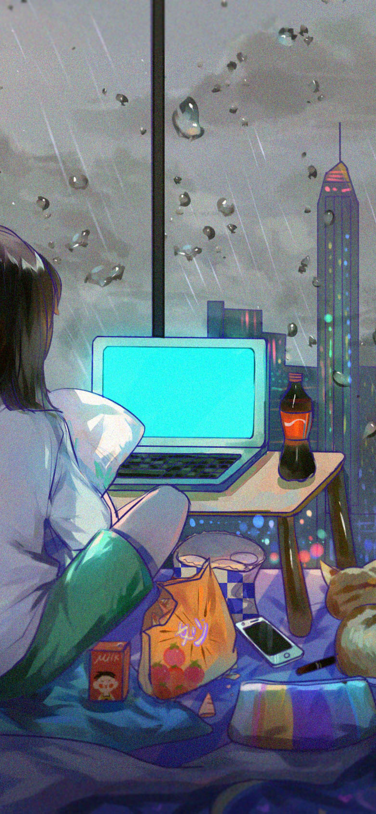 Anime Gamer Room Wallpapers