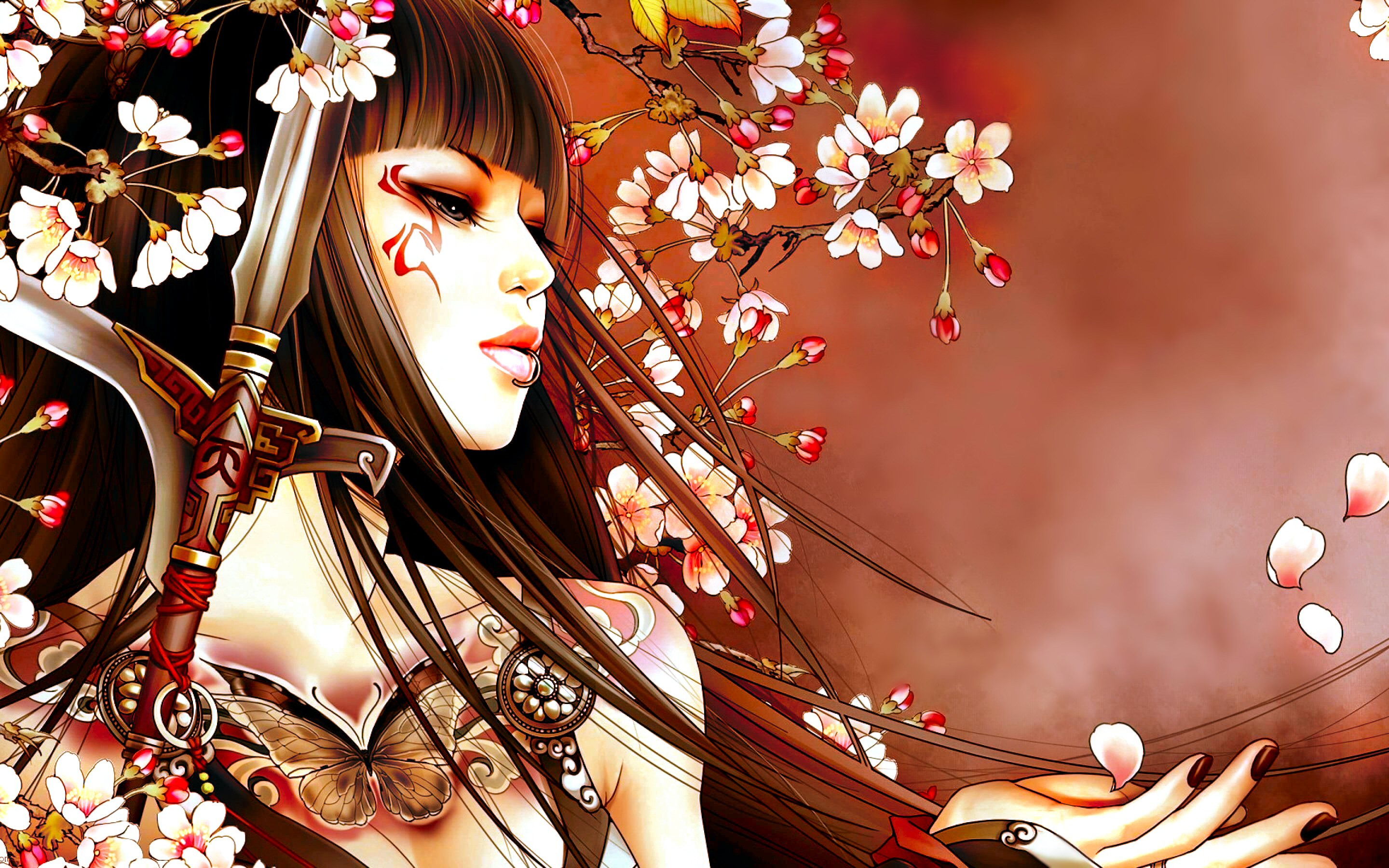 Anime Geisha Desktop Wallpapers