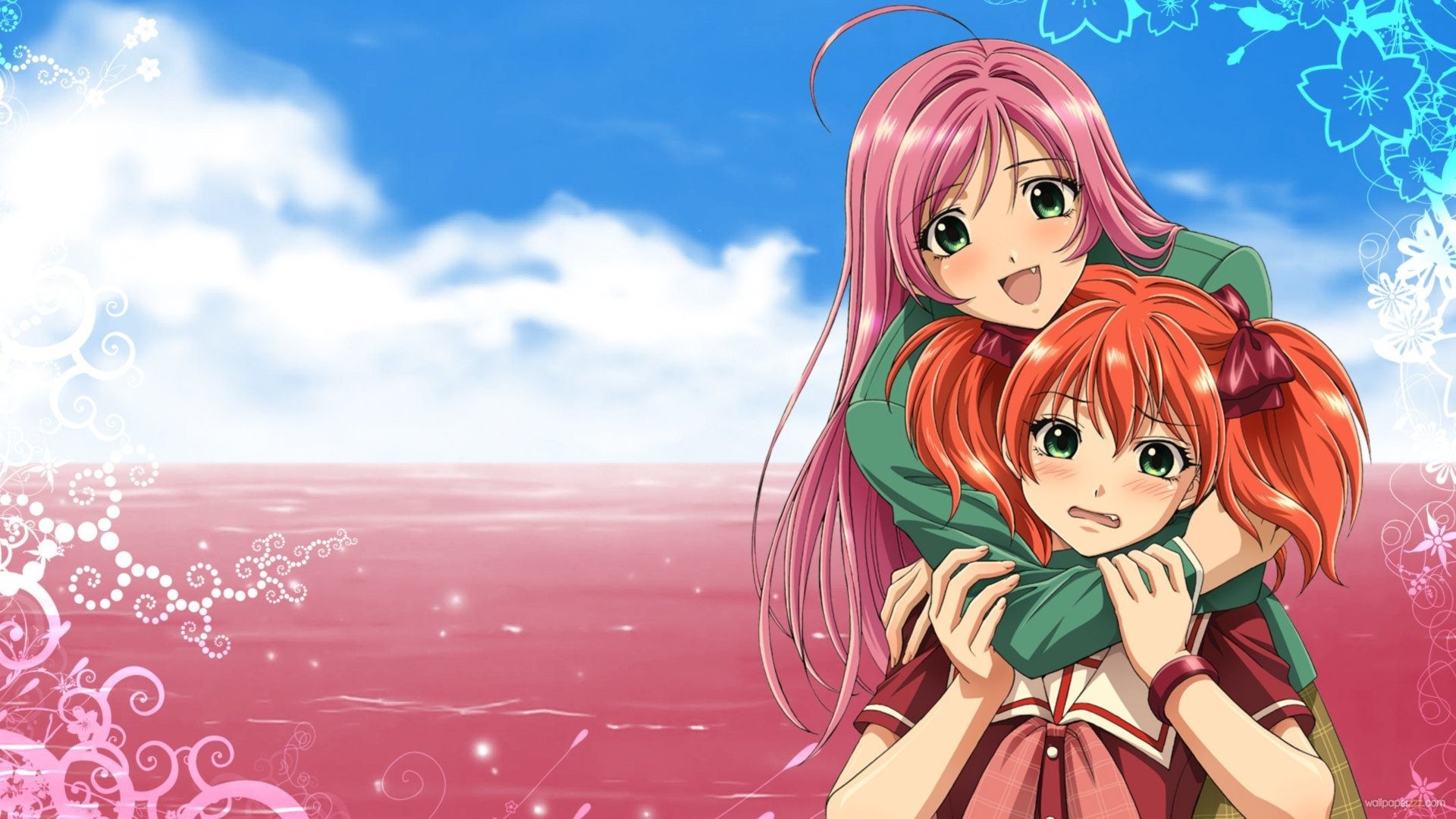 Anime Girl Best Friend Hd Wallpapers