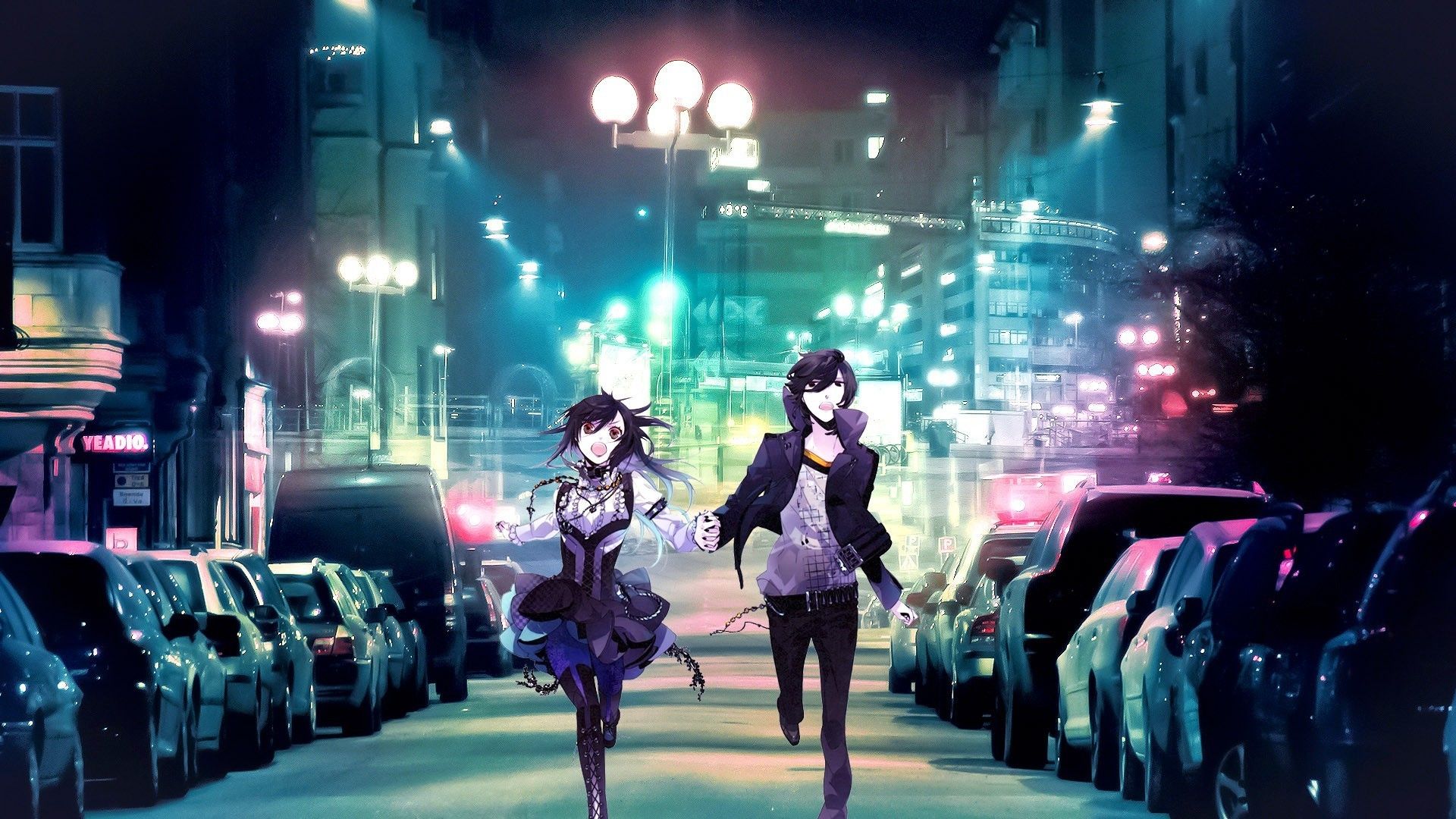 Anime Girl City Wallpapers