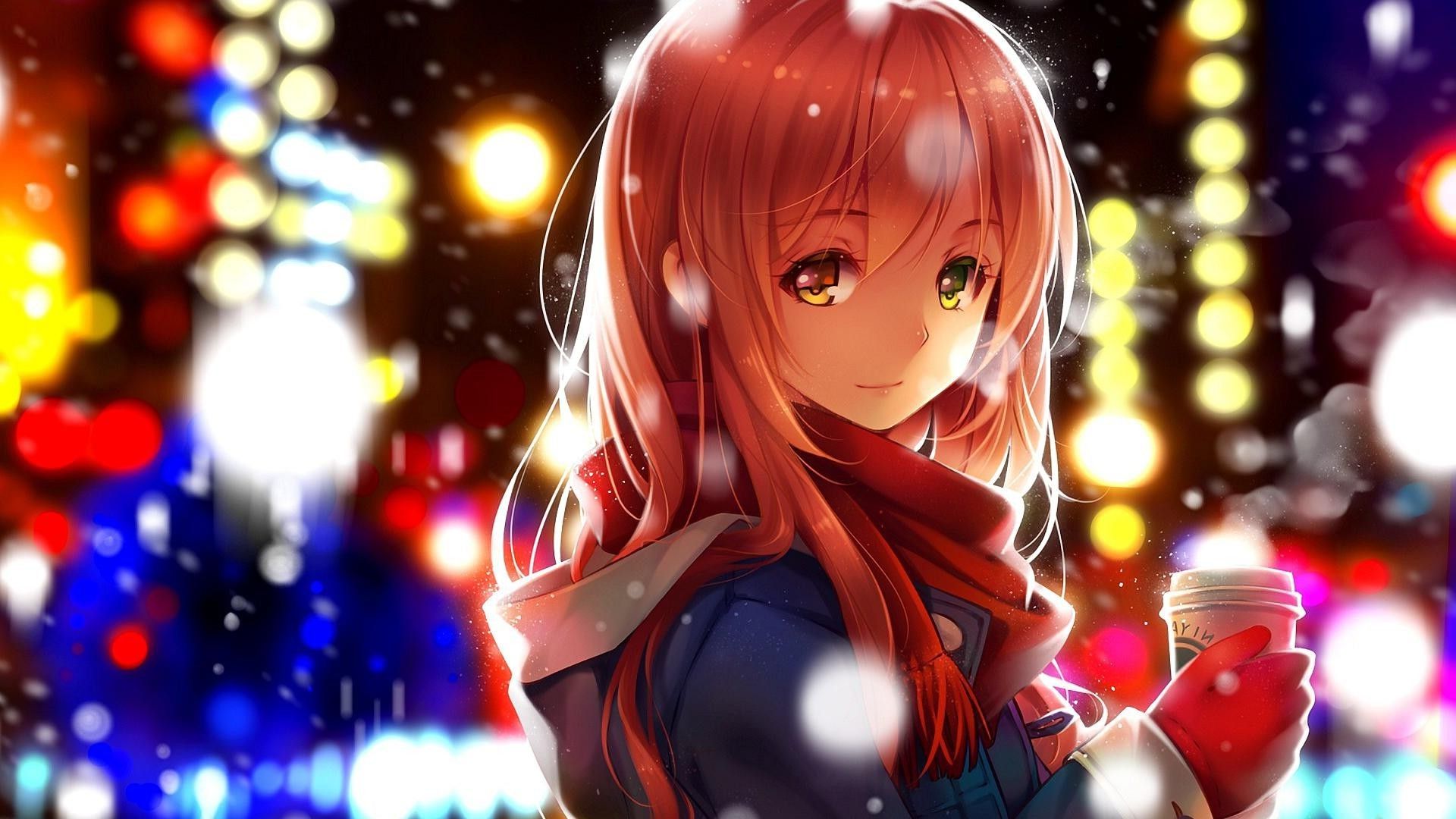 Anime Girl City Wallpapers