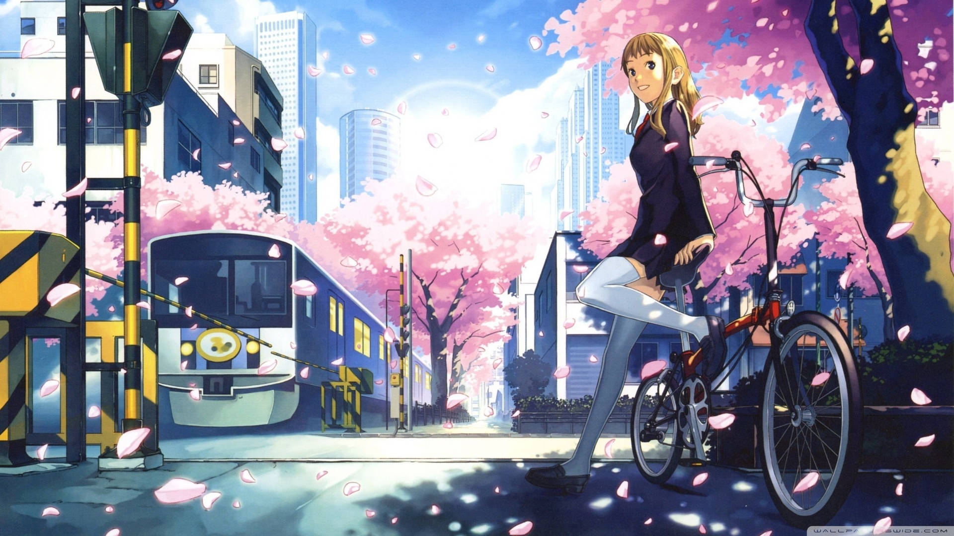 Anime Girl City Wallpapers