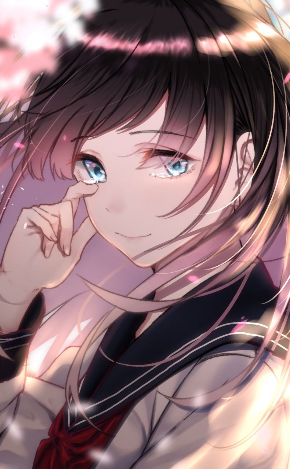 Anime Girl Cute Eyes Wallpapers