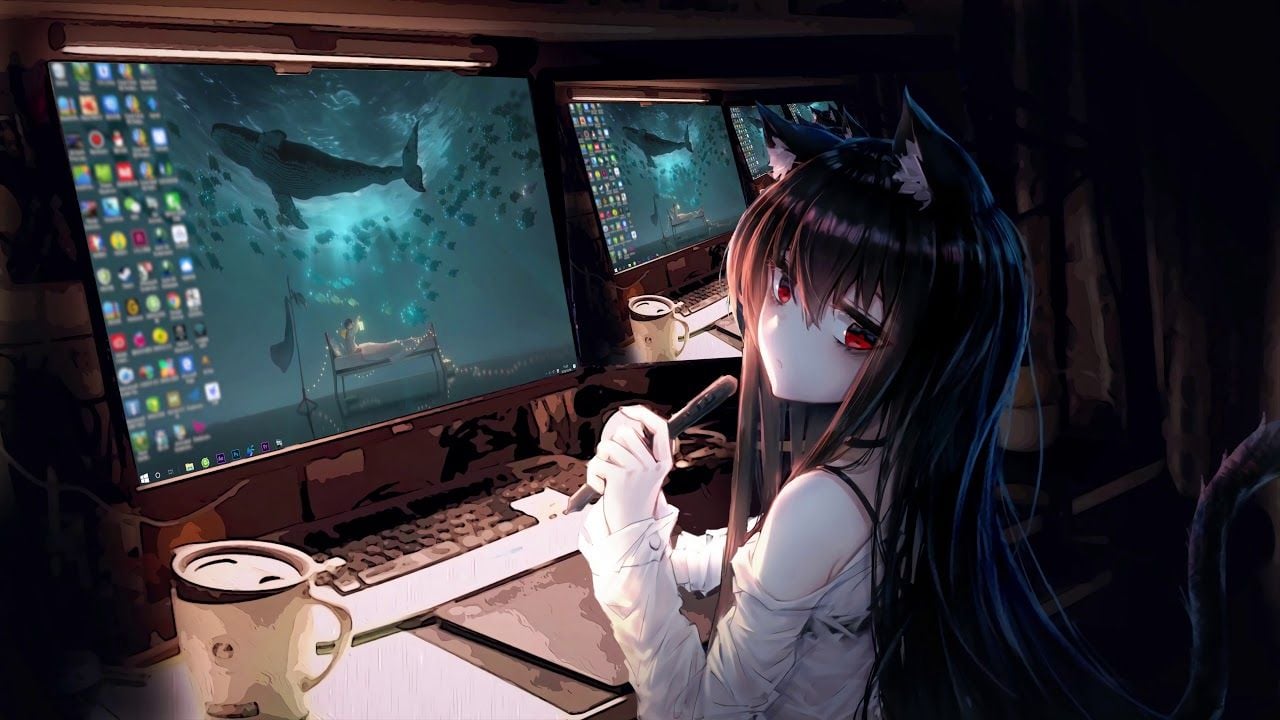 Anime Girl Gaming Wallpapers