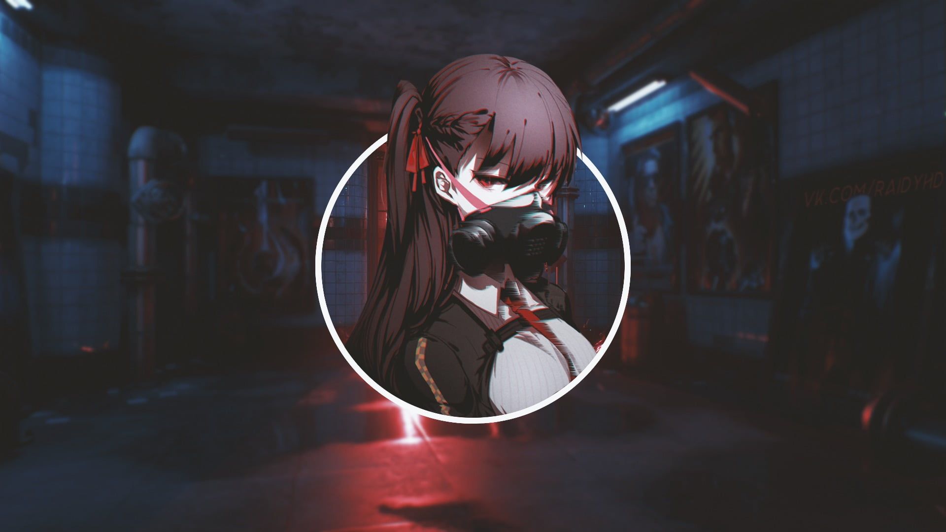 Anime Girl Gas Mask Wallpapers