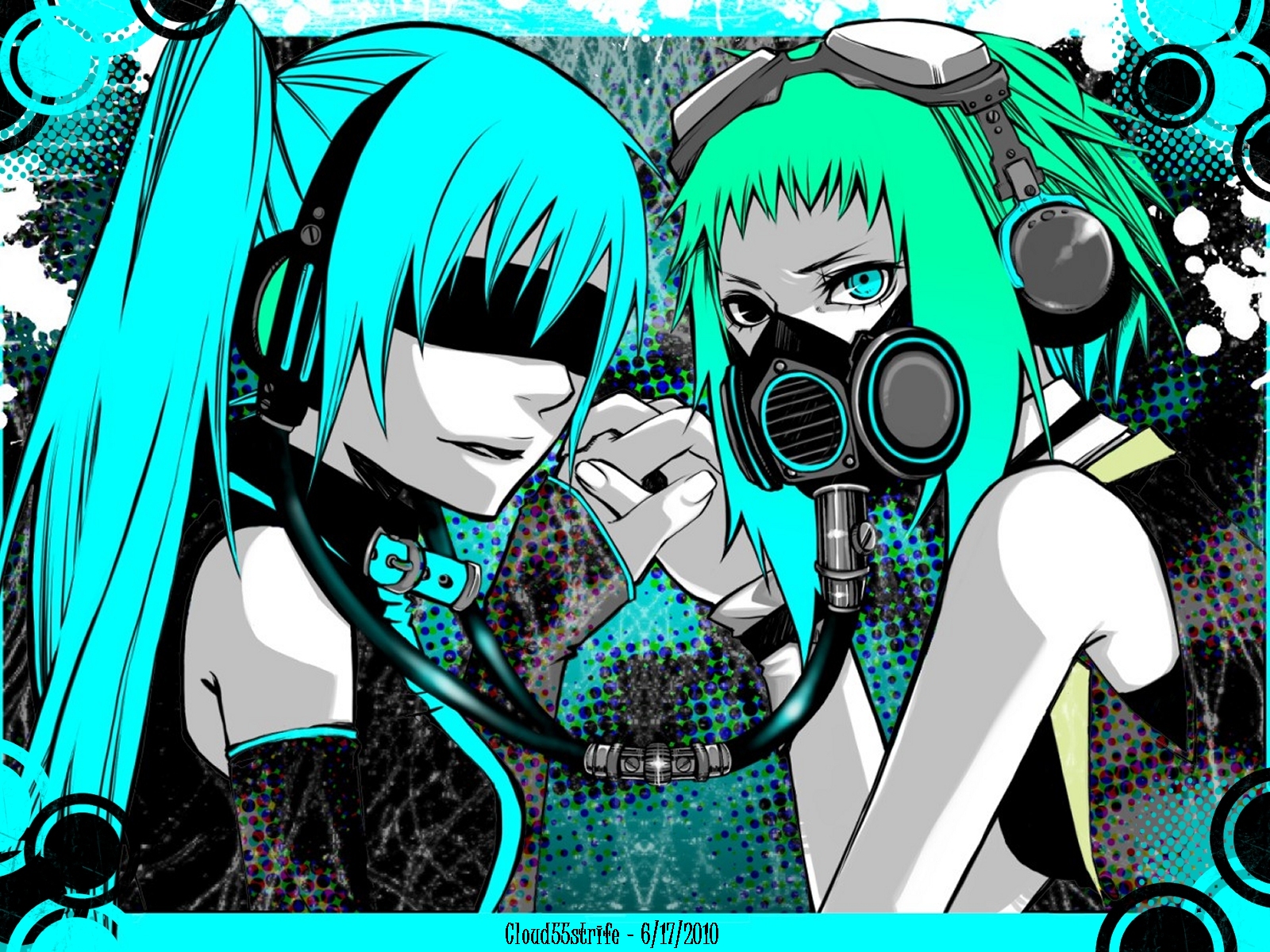 Anime Girl Gas Mask Wallpapers